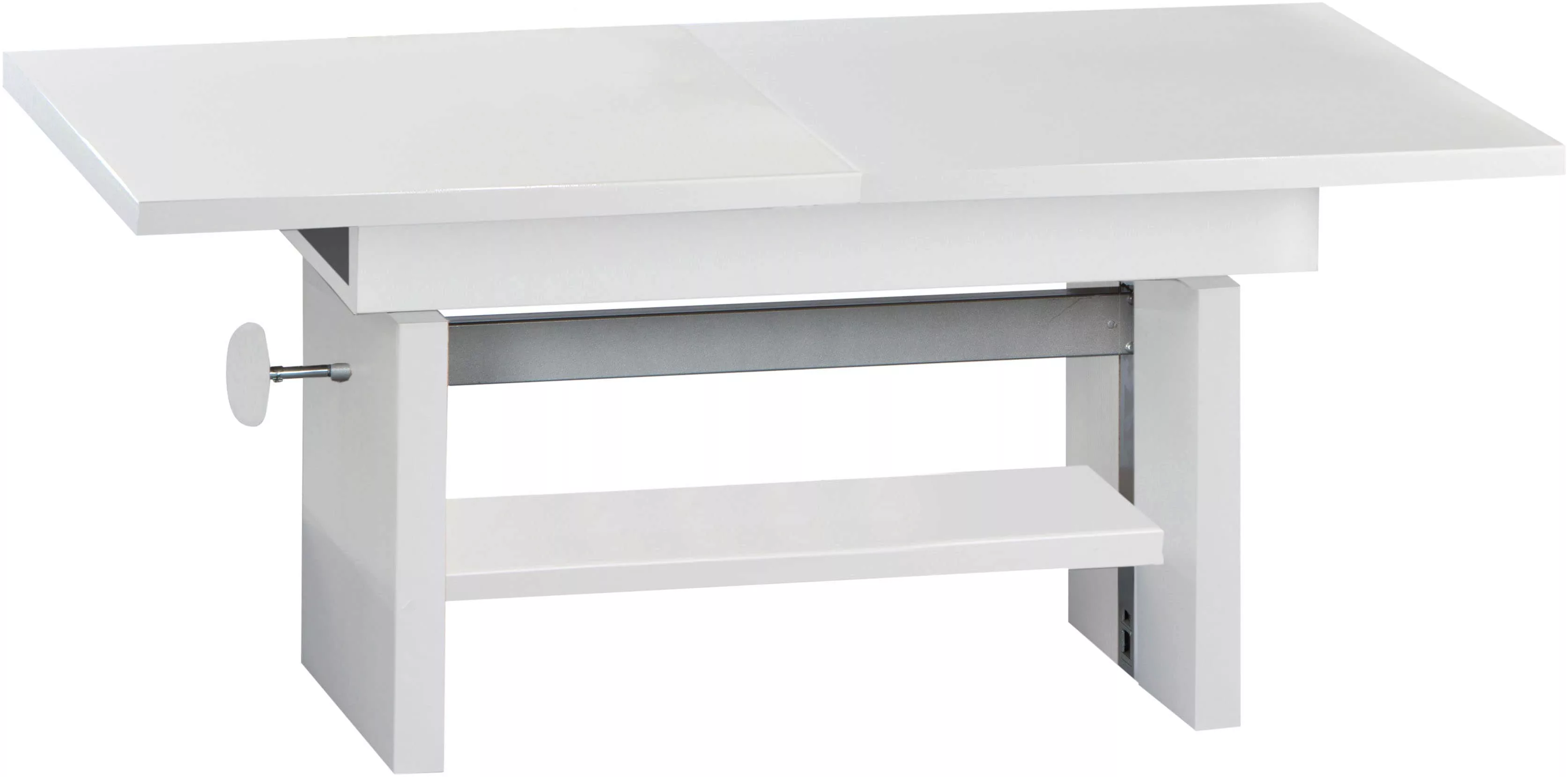 Stolkom Couchtisch "Event höhenverstellbar, ausziehbar, BxHxT 110-150x48-63 günstig online kaufen