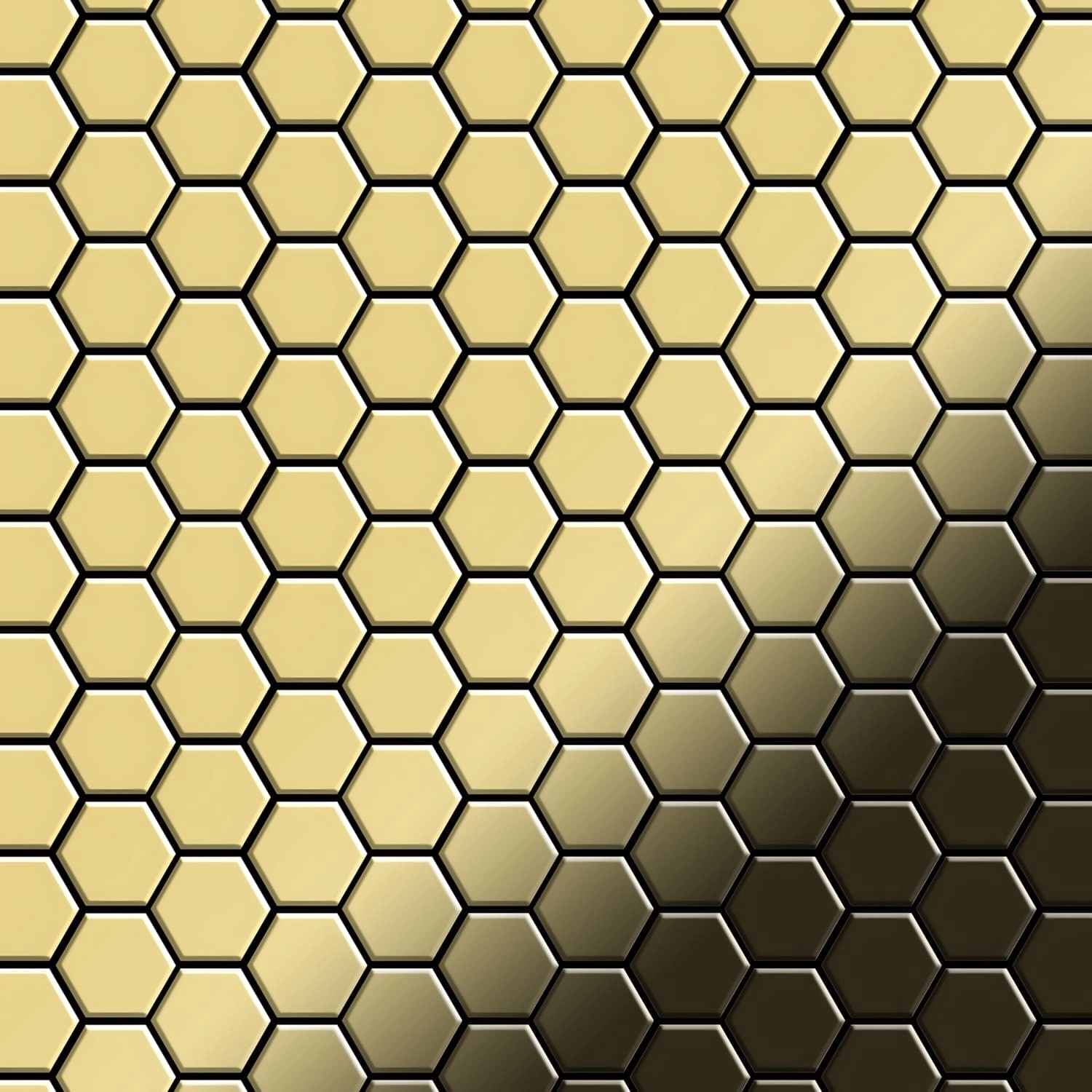 ALLOY Mosaik Fliese Massiv Metall Messing Gewalzt Gold 1,6mm Stark Honey-bm günstig online kaufen
