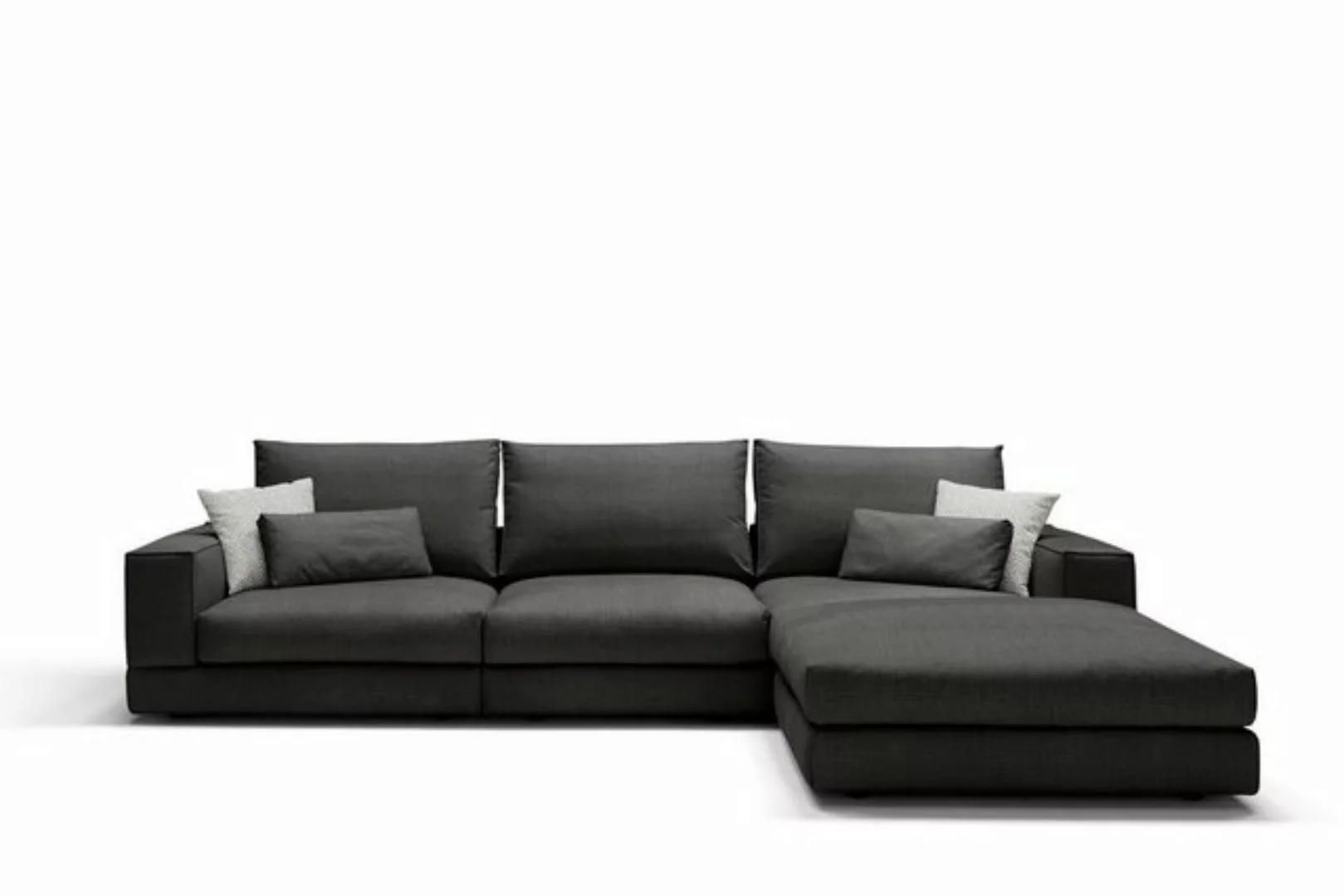 moebeloutlet.de Ecksofa Stoff Bern, Modulares Sofa verschieden aufstellbar günstig online kaufen