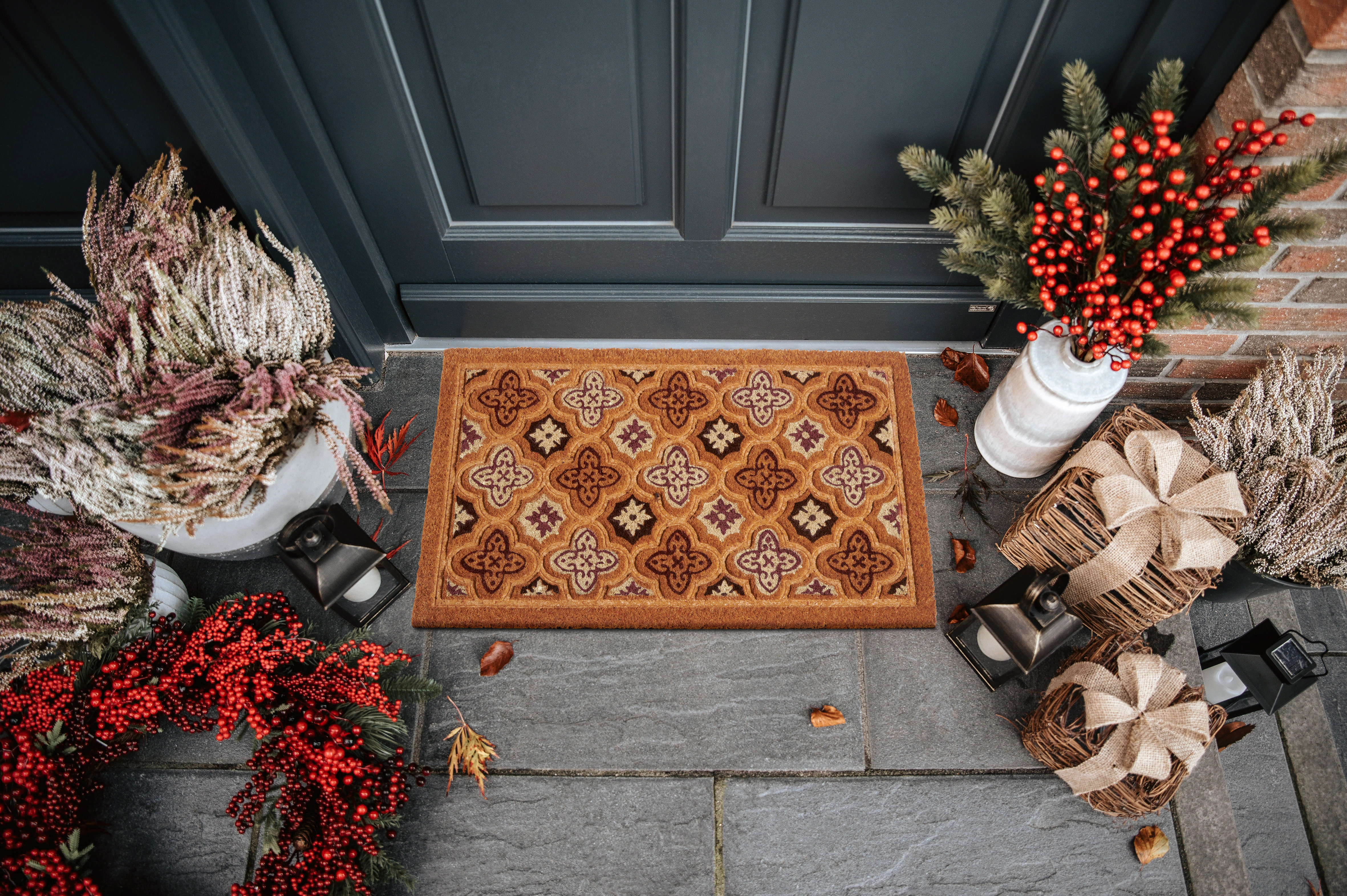 HANSE Home Fußmatte »Mix Mats Kokos Moroccan Tiles«, rechteckig, Kokos, Sch günstig online kaufen