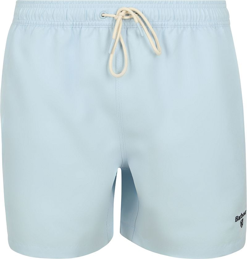 Barbour Badeshort Logo Hellblau - Größe L günstig online kaufen