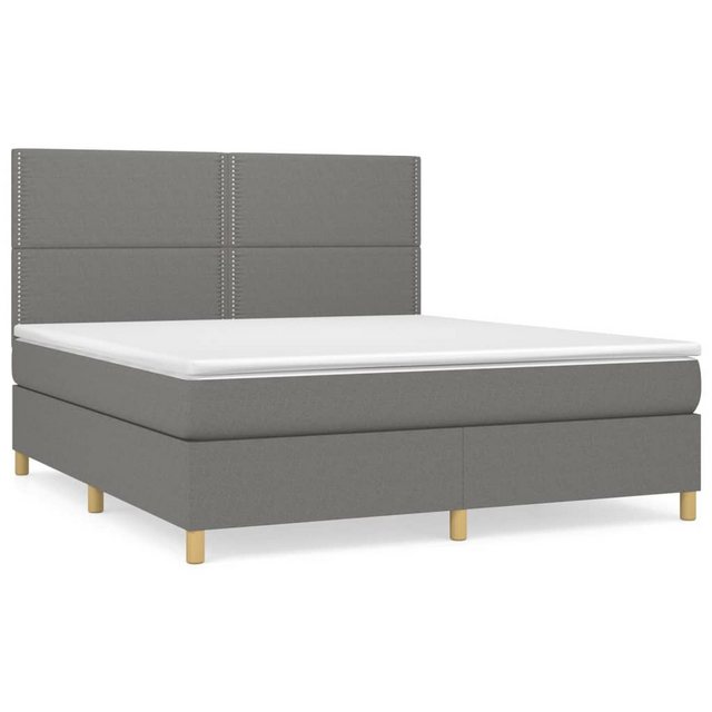 vidaXL Boxspringbett Bett Boxspringbett mit Matratze Stoff (160 x 200 cm, D günstig online kaufen