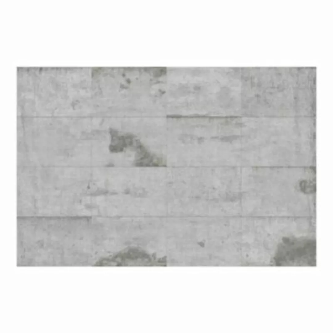 Bilderwelten Fototapete Große Betonplatten grau Gr. 288 x 190 günstig online kaufen