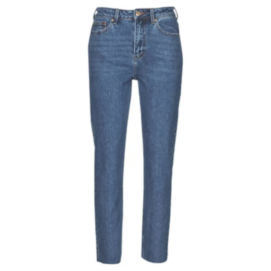 Only Emily Life High Waist Straight Raw Crop Ankle Mae06 Jeans 33 Dark Blue günstig online kaufen