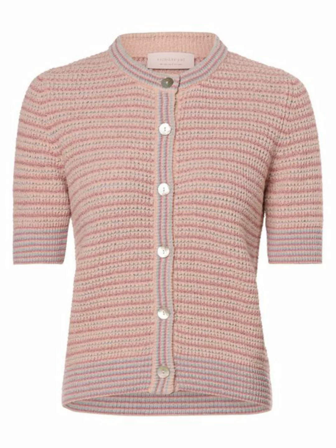 Rich & Royal Rundhalspullover striped knit cardigan günstig online kaufen