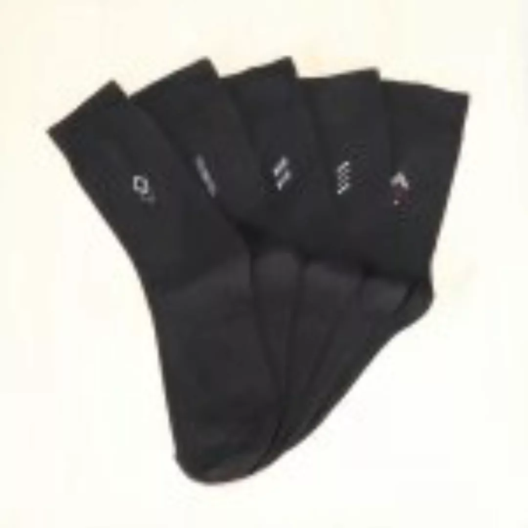 Baumwollsocken mit Schaftmotiv 5er-Pack günstig online kaufen