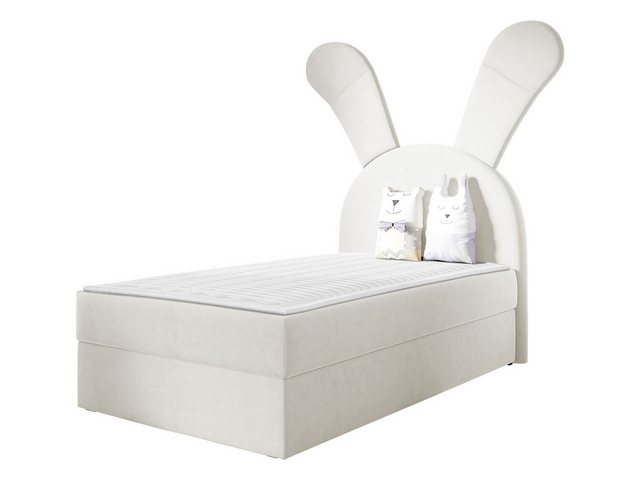 MIRJAN24 Boxspringbett Bunny Light (mit Bettkasten), Seitenwahl, Kopfteil G günstig online kaufen