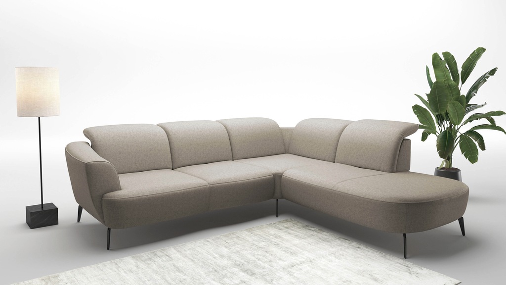 sit&more Ecksofa "Zoe", ink.Sitztiefenverstellung, wahlweise mit Kopfteilve günstig online kaufen