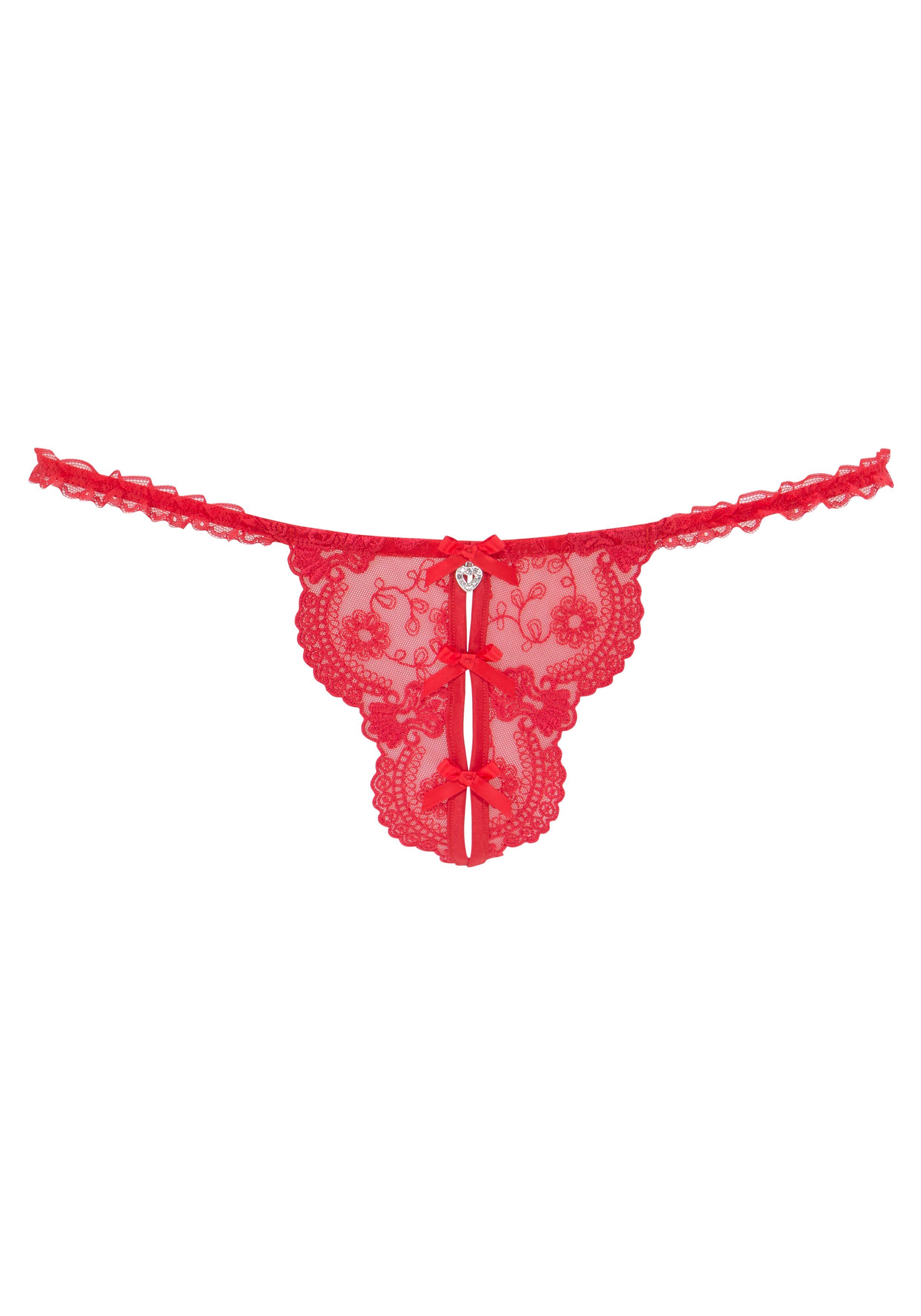 petite fleur gold String-Ouvert in sexy günstig online kaufen