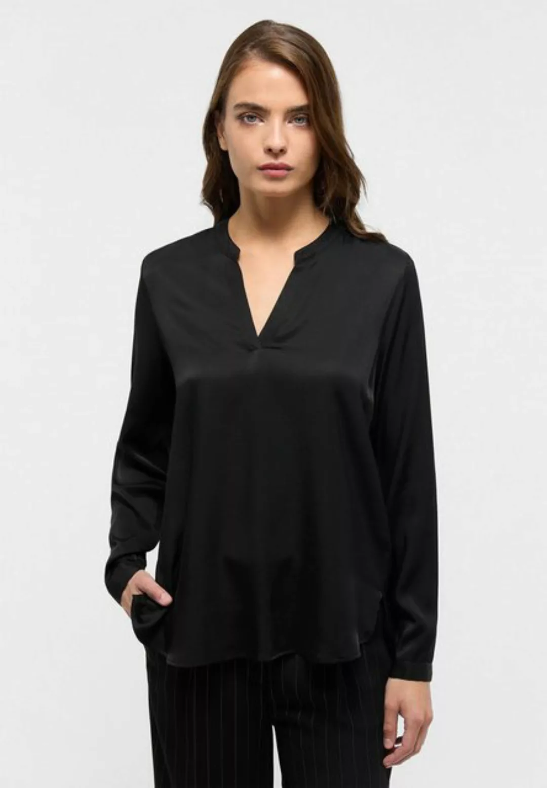 Eterna Blusentop Viscose Shirt Langarm günstig online kaufen