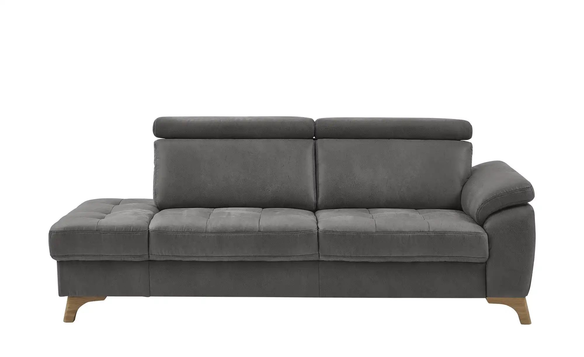 meinSofa Recamiére  Chloris ¦ grau ¦ Maße (cm): B: 221 H: 107 T: 102 Polste günstig online kaufen