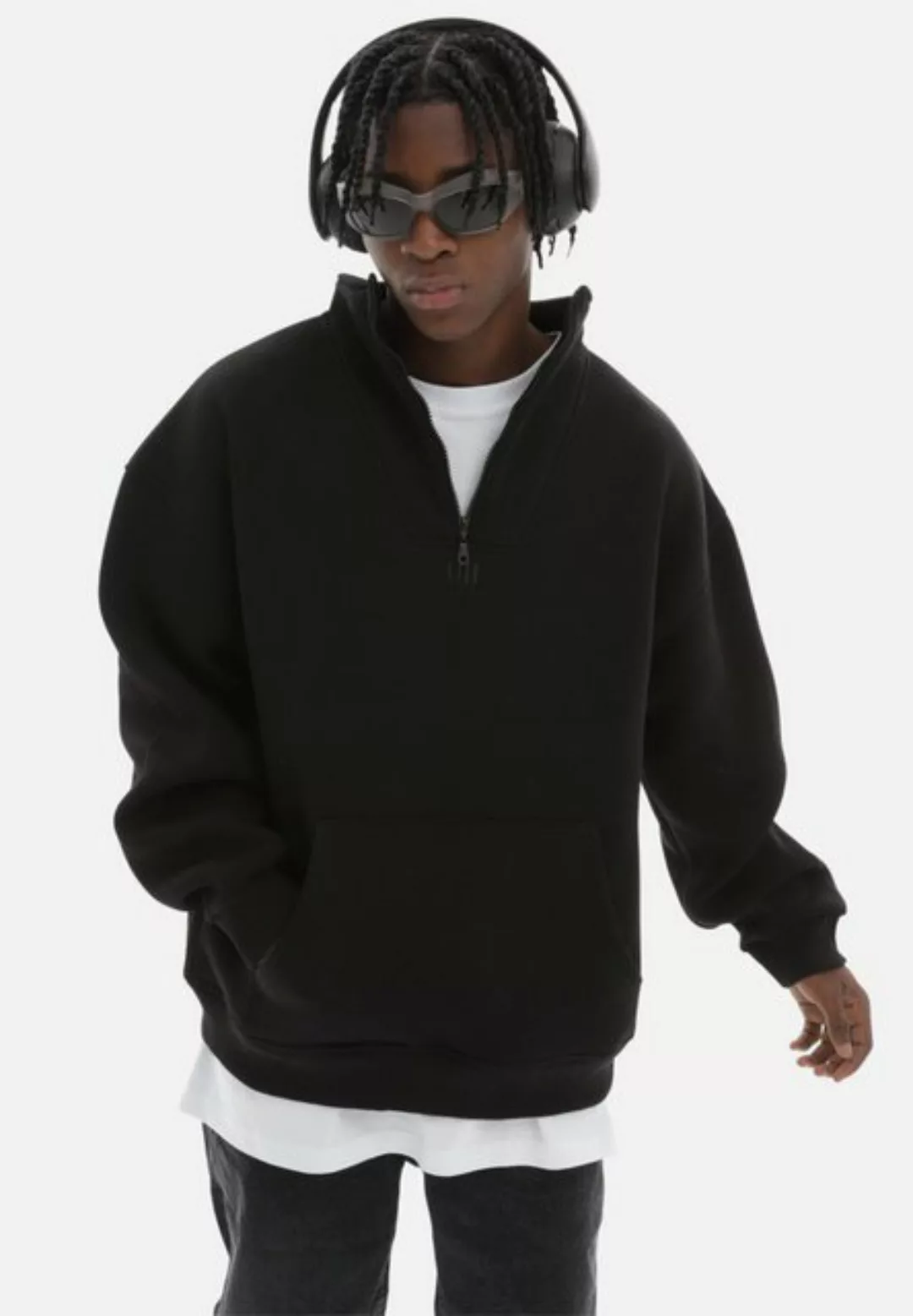 COFI Casuals Sweatshirt Zipper Drop Shoulder Hoodie 320gsm günstig online kaufen