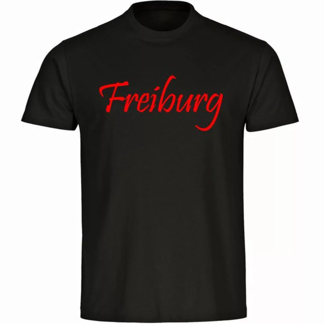 multifanshop T-Shirt Herren Freiburg - Schriftzug - Männer günstig online kaufen
