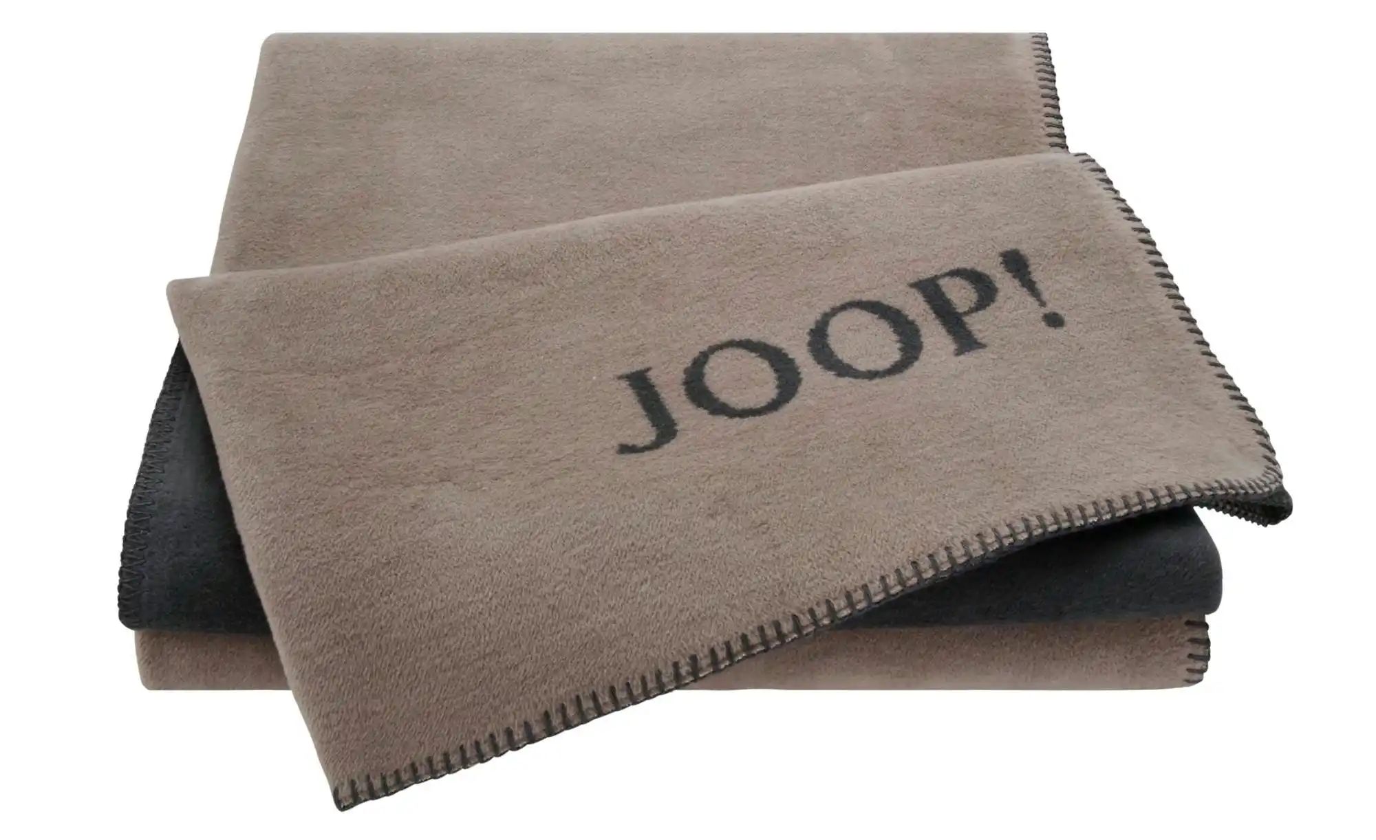 JOOP! Wohndecke Uni Doubleface ¦ braun ¦ Baumwollmischgewebe ¦ Maße (cm): B günstig online kaufen