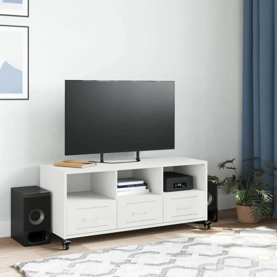 vidaXL TV-Schrank TV-Schrank Weiß 100,5x39x43,5 cm günstig online kaufen