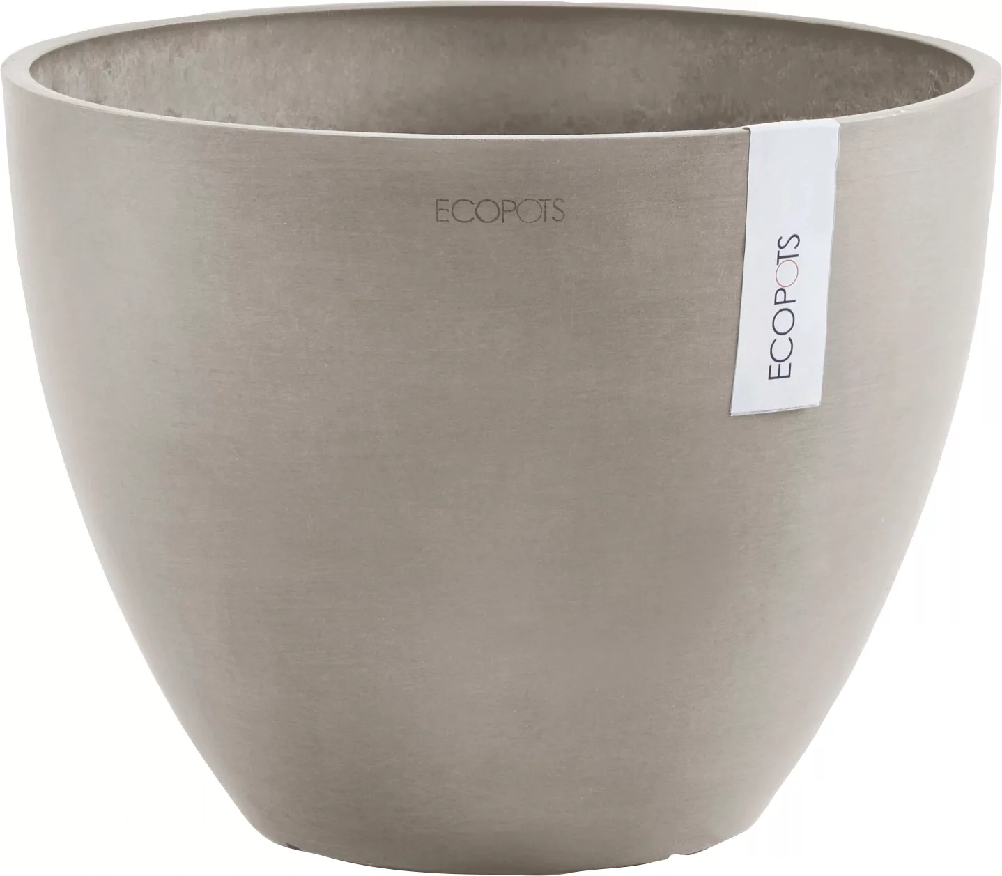 Ecopots Pflanztopf Antwerp Braungrau 40 cm günstig online kaufen