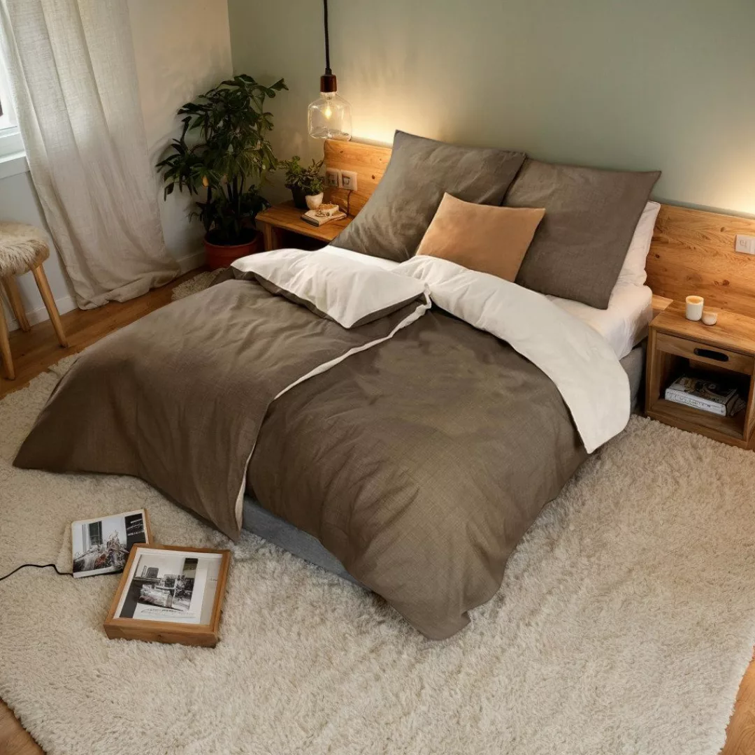 i@home Bettwäsche Wendebettwäsche aus 100% Baumwolle, günstig online kaufen