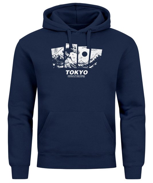 Neverless Hoodie Hoodie Herren Japan Tokyo Große Welle Kanagawa Japanische günstig online kaufen