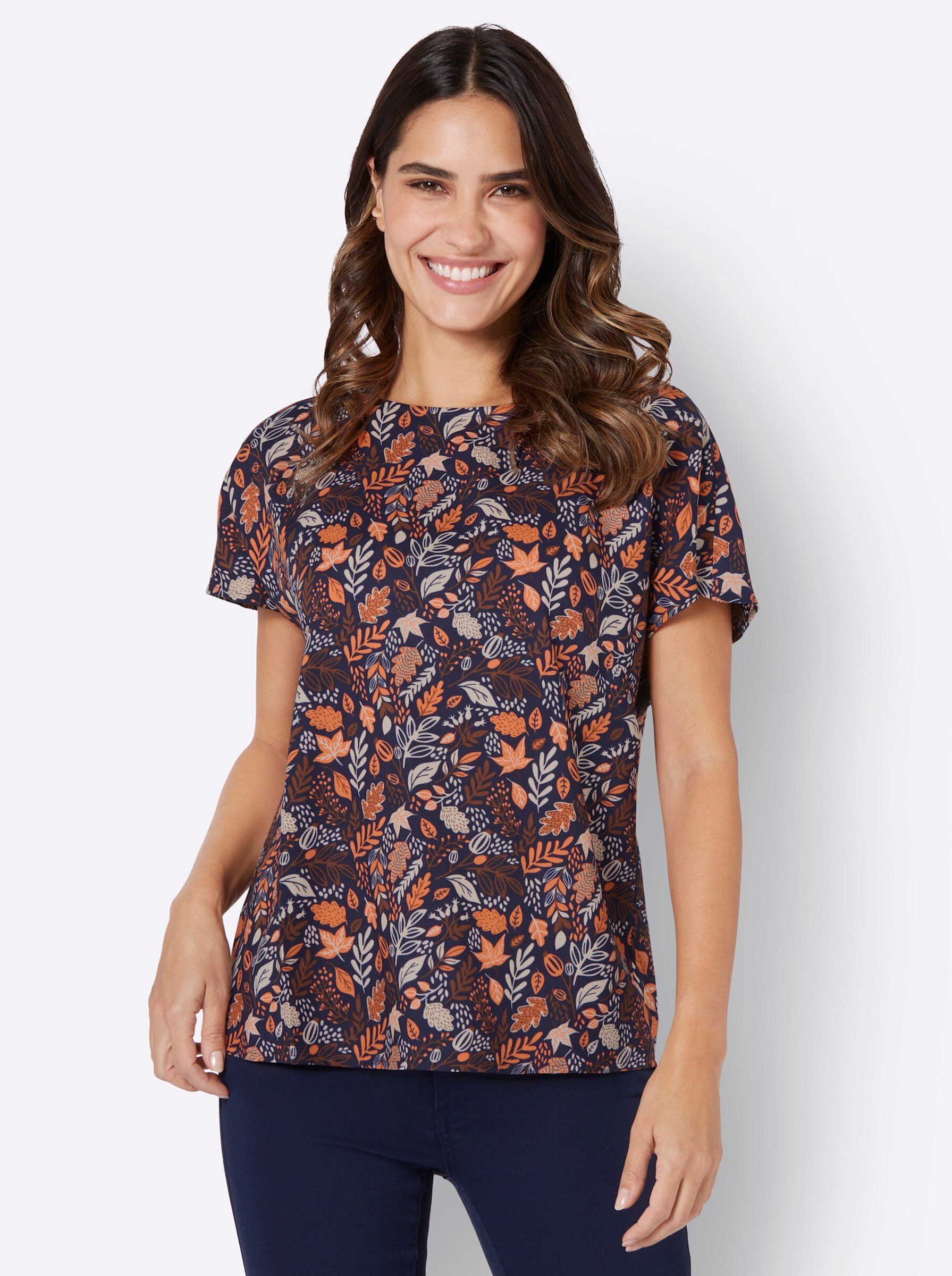 Sieh an! Klassische Bluse Kurzarm-Bluse günstig online kaufen