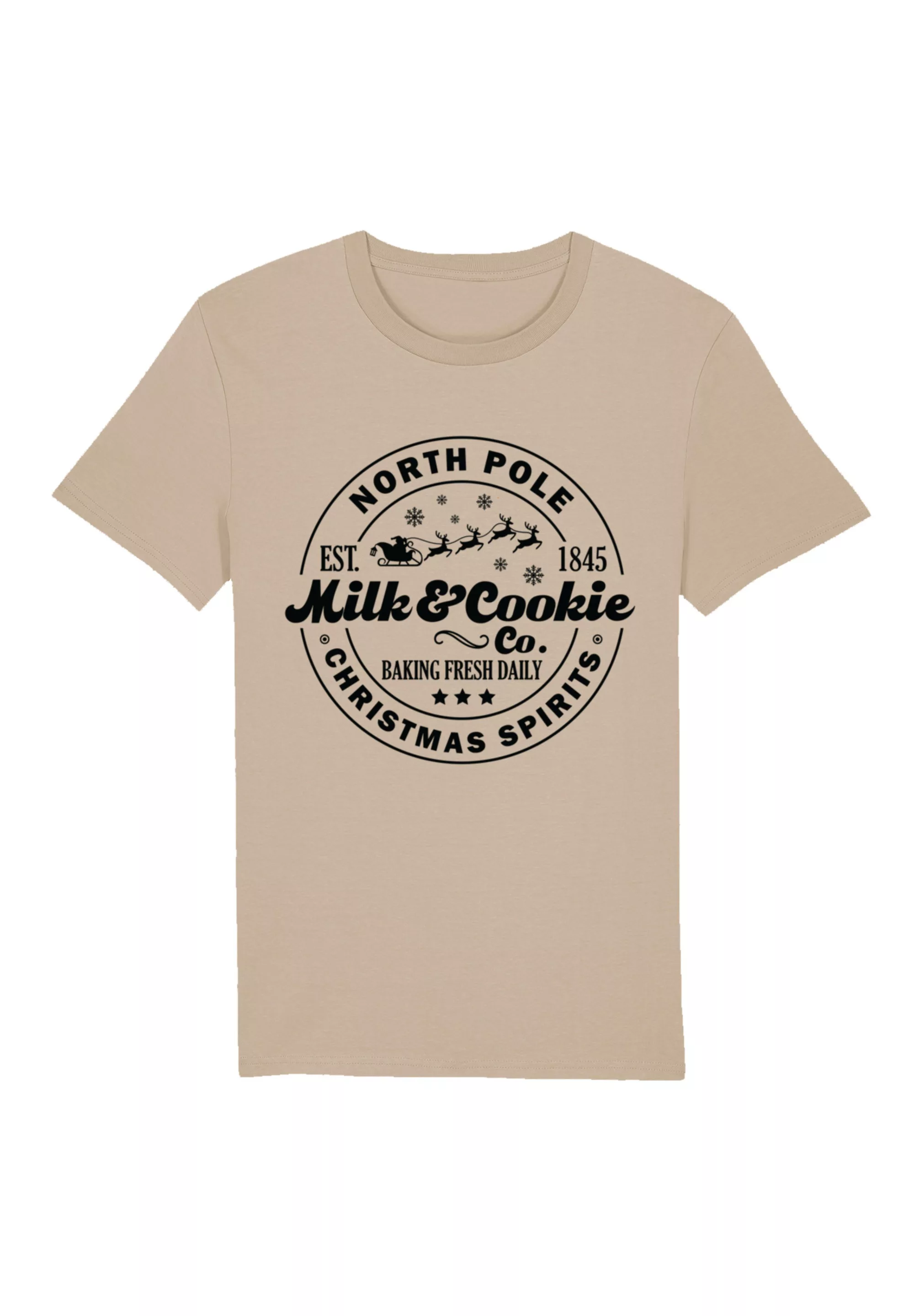 F4NT4STIC T-Shirt "Milk and Cookie Bakery Retro Weihnachten", Premium Quali günstig online kaufen