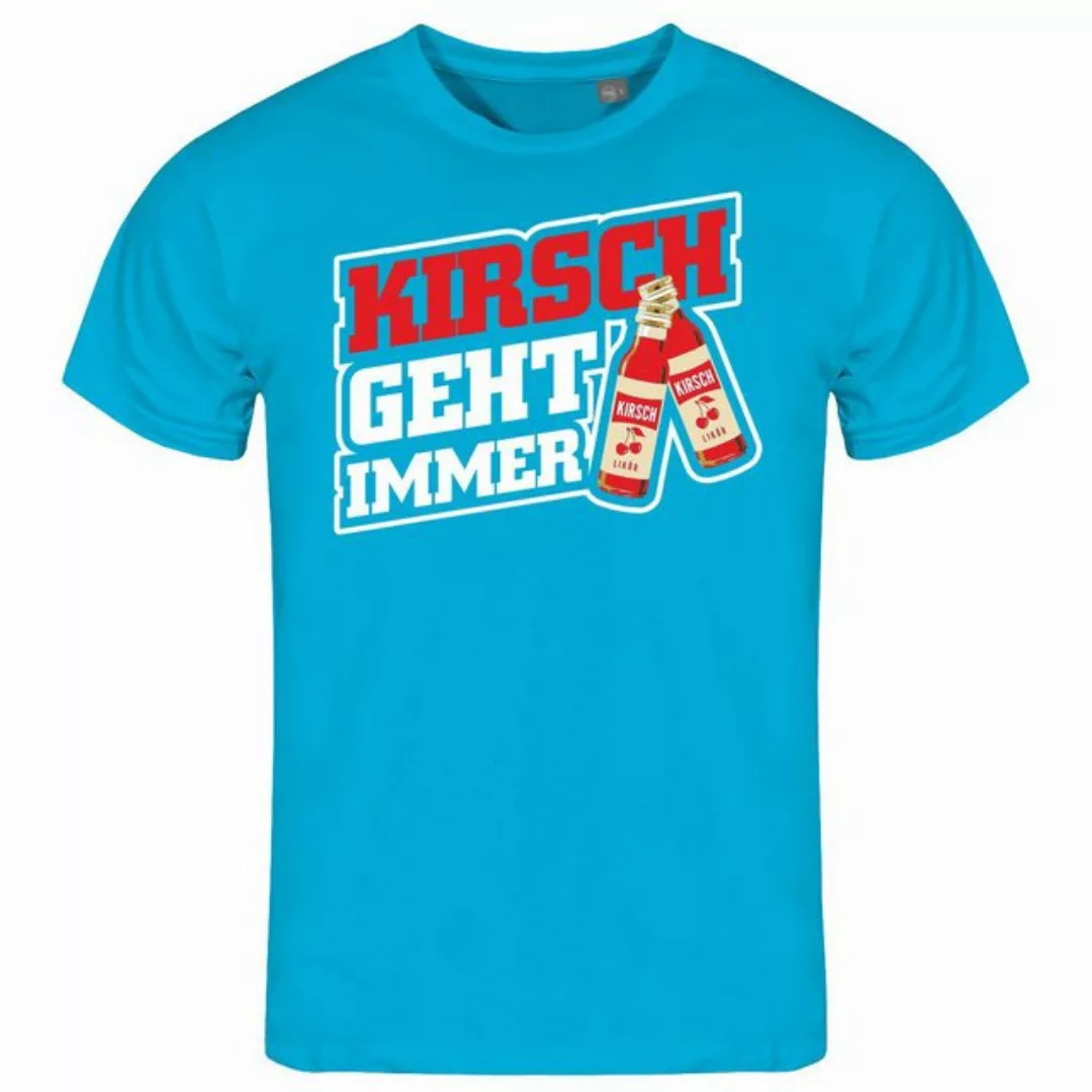 deinshirt Print-Shirt Herren T-Shirt Kirsch geht immer Funshirt mit Motiv günstig online kaufen