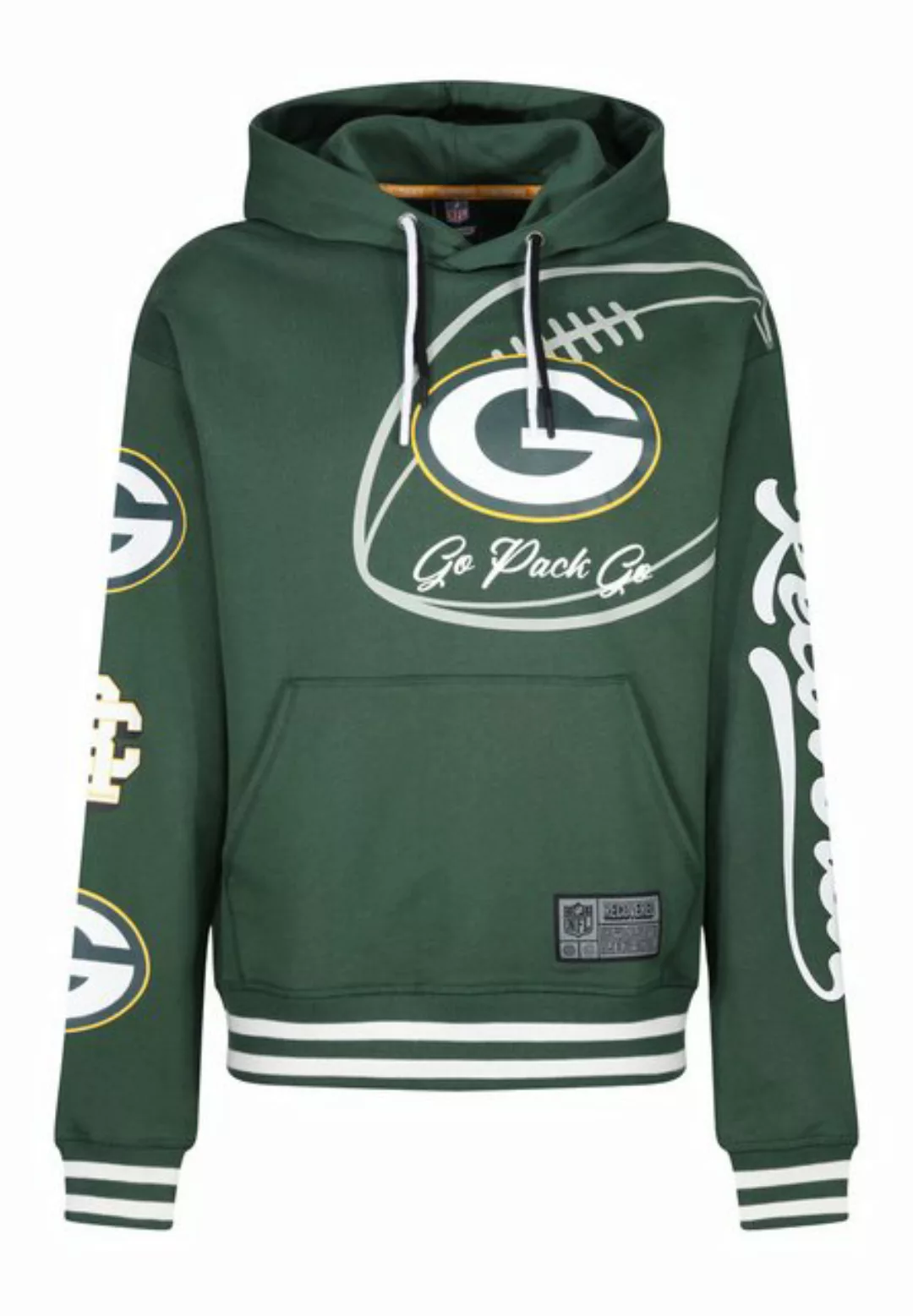 Recovered Kapuzenpullover Recovered - Hoodie - NFL - Green Bay Packers 'Go günstig online kaufen