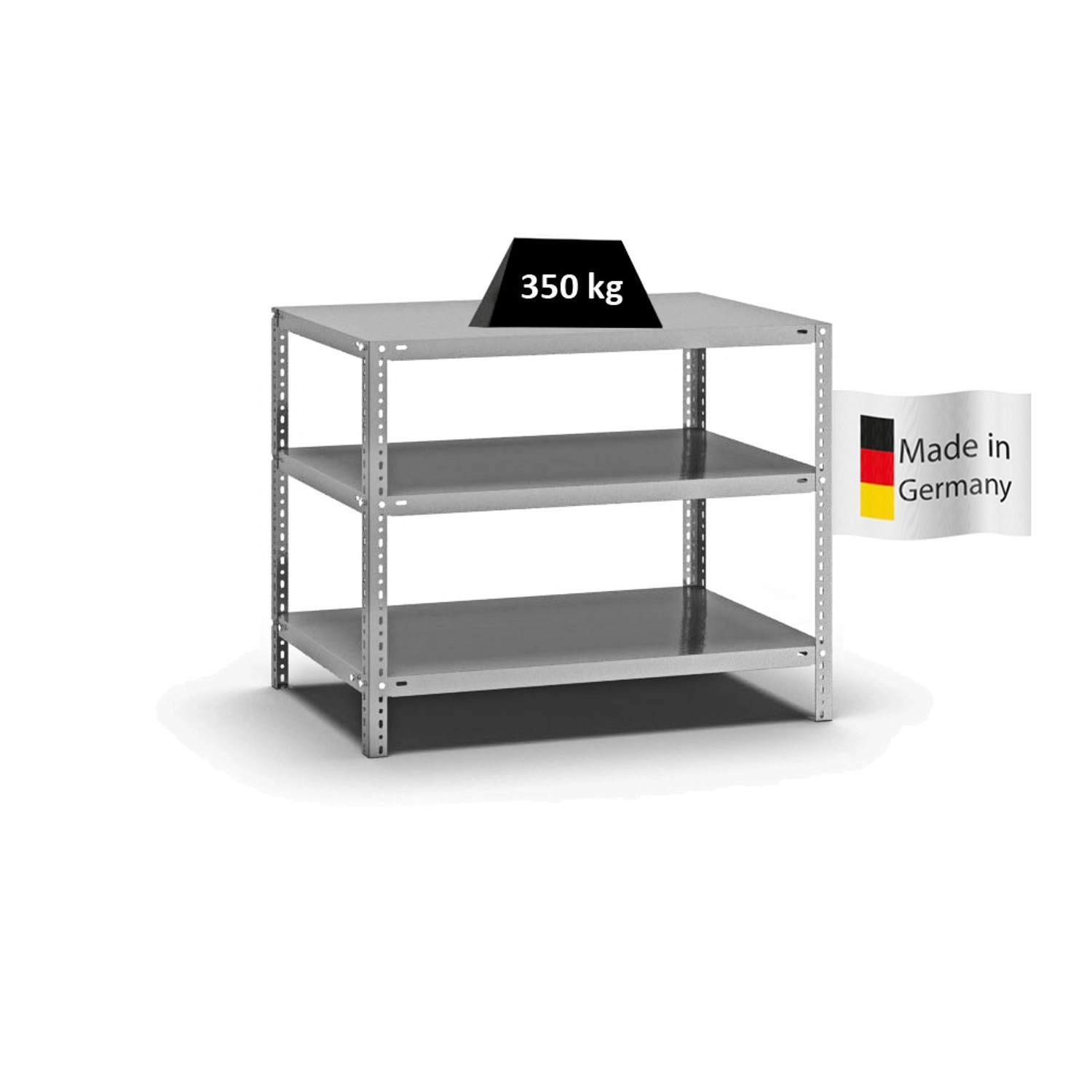 PROREGAL Fachbodenregal Schraubsystem Heavy-Duty Grundregal HxBxT 80 x 100 günstig online kaufen