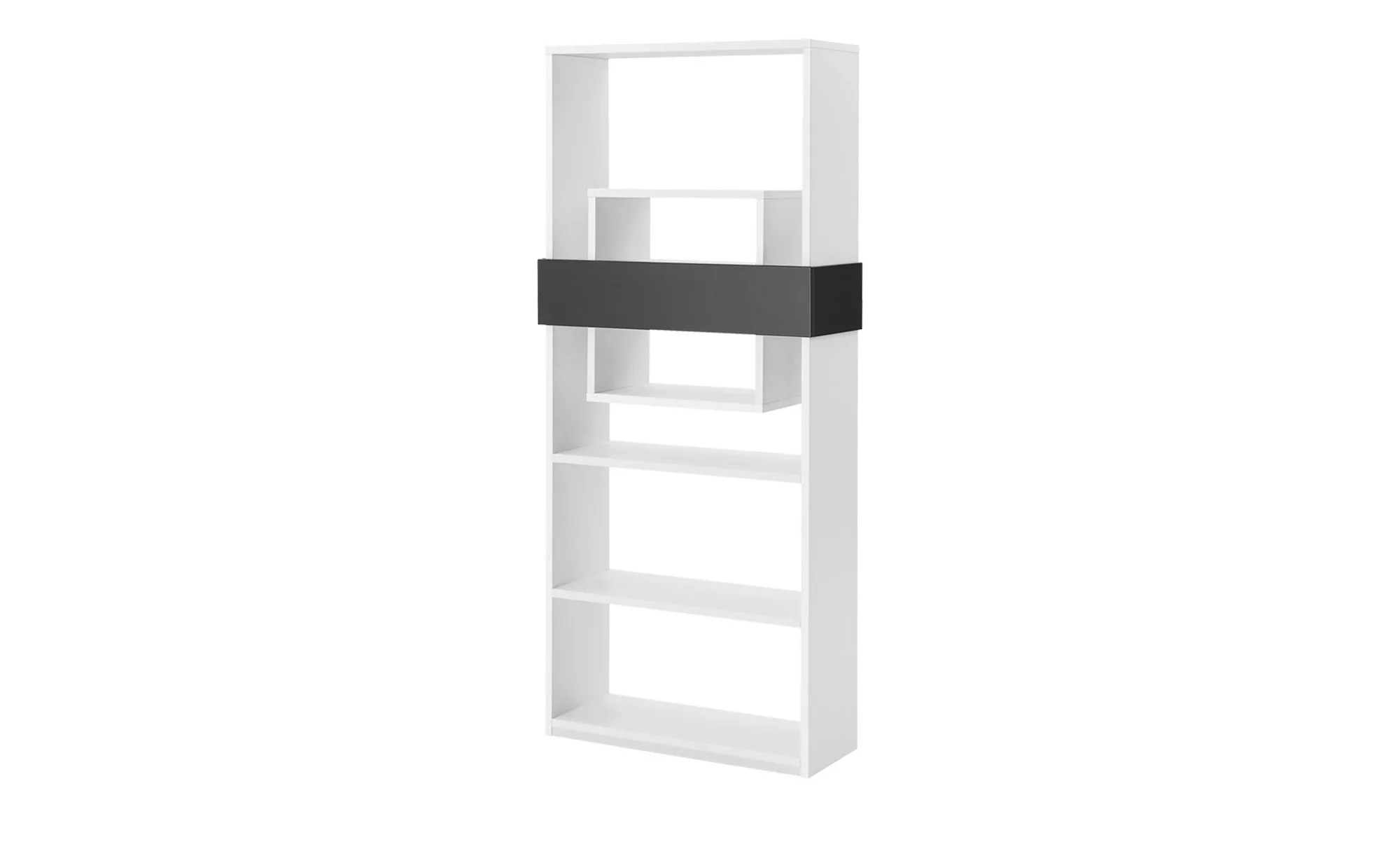 Regal - weiß - 75 cm - 179,6 cm - 29,8 cm - Regale > Bücherregale - Möbel K günstig online kaufen