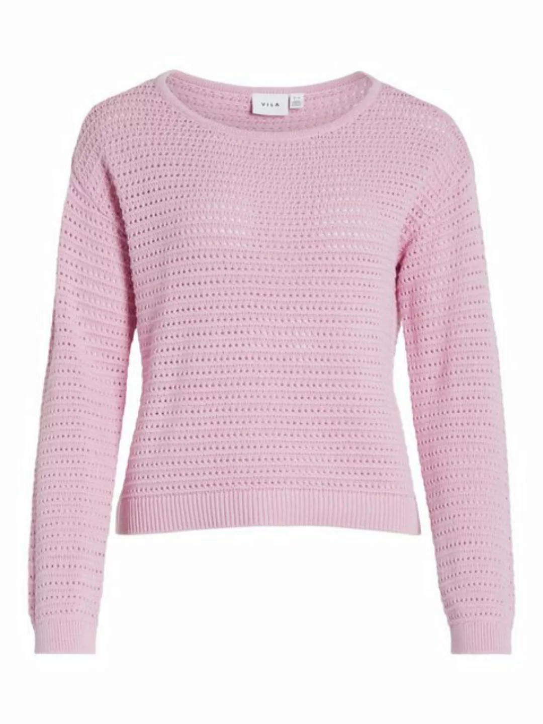 Vila Strickpullover BELLISINA (1-tlg) Lochmuster günstig online kaufen