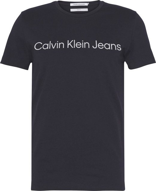 Calvin Klein Jeans T-Shirt CORE INSTITUTIONAL LOGO SLIM TEE mit logo-Schrif günstig online kaufen