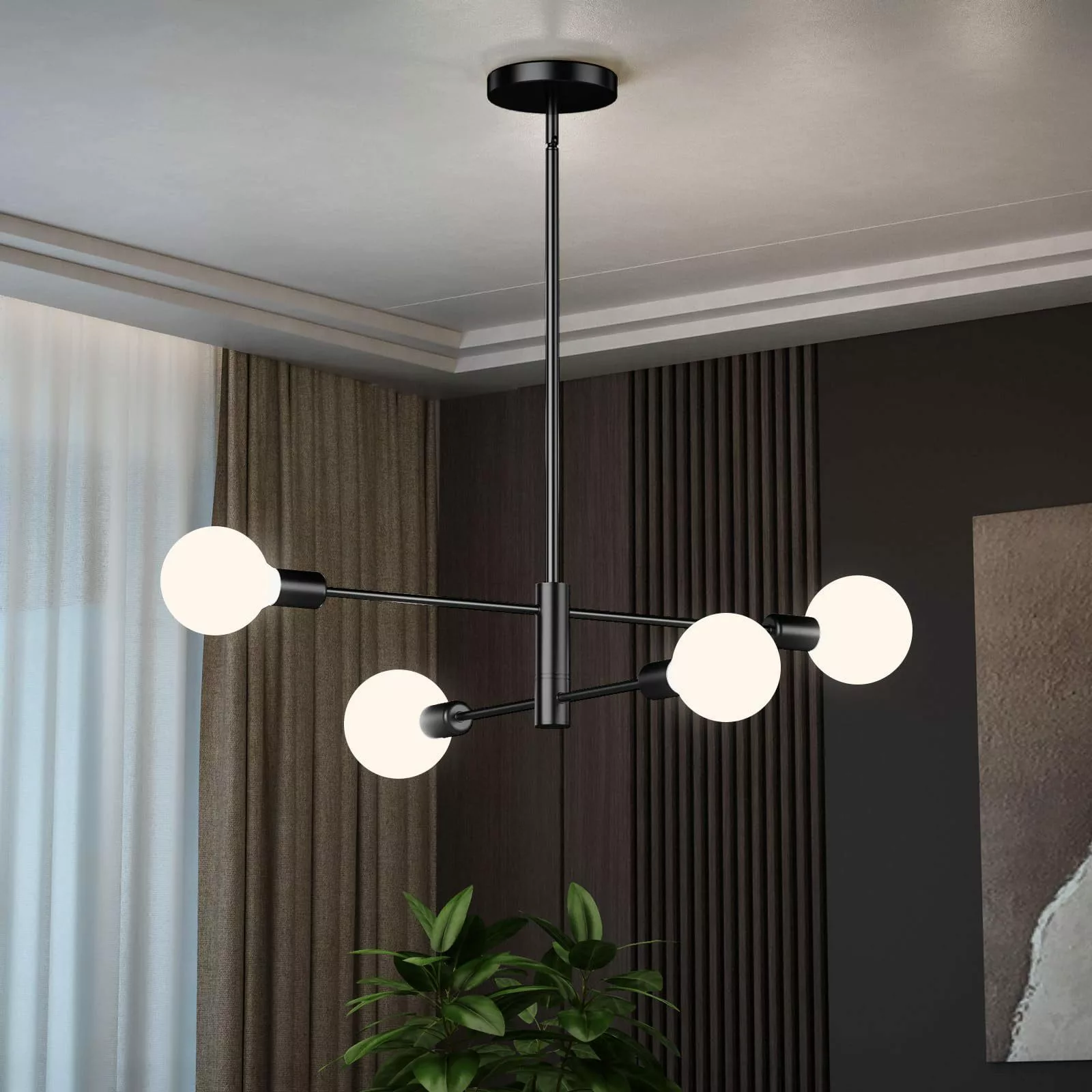 Jibenhome LED Deckenleuchte Drehbare Hängelampe 4/6/8 günstig online kaufen