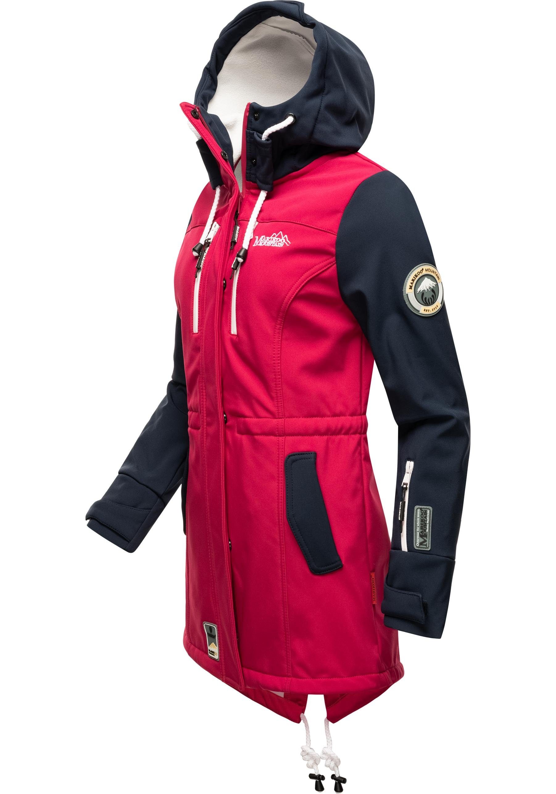 Marikoo Funktionsmantel "Zimtzicke", Wasserdichter Softshell Parka mit Kapu günstig online kaufen