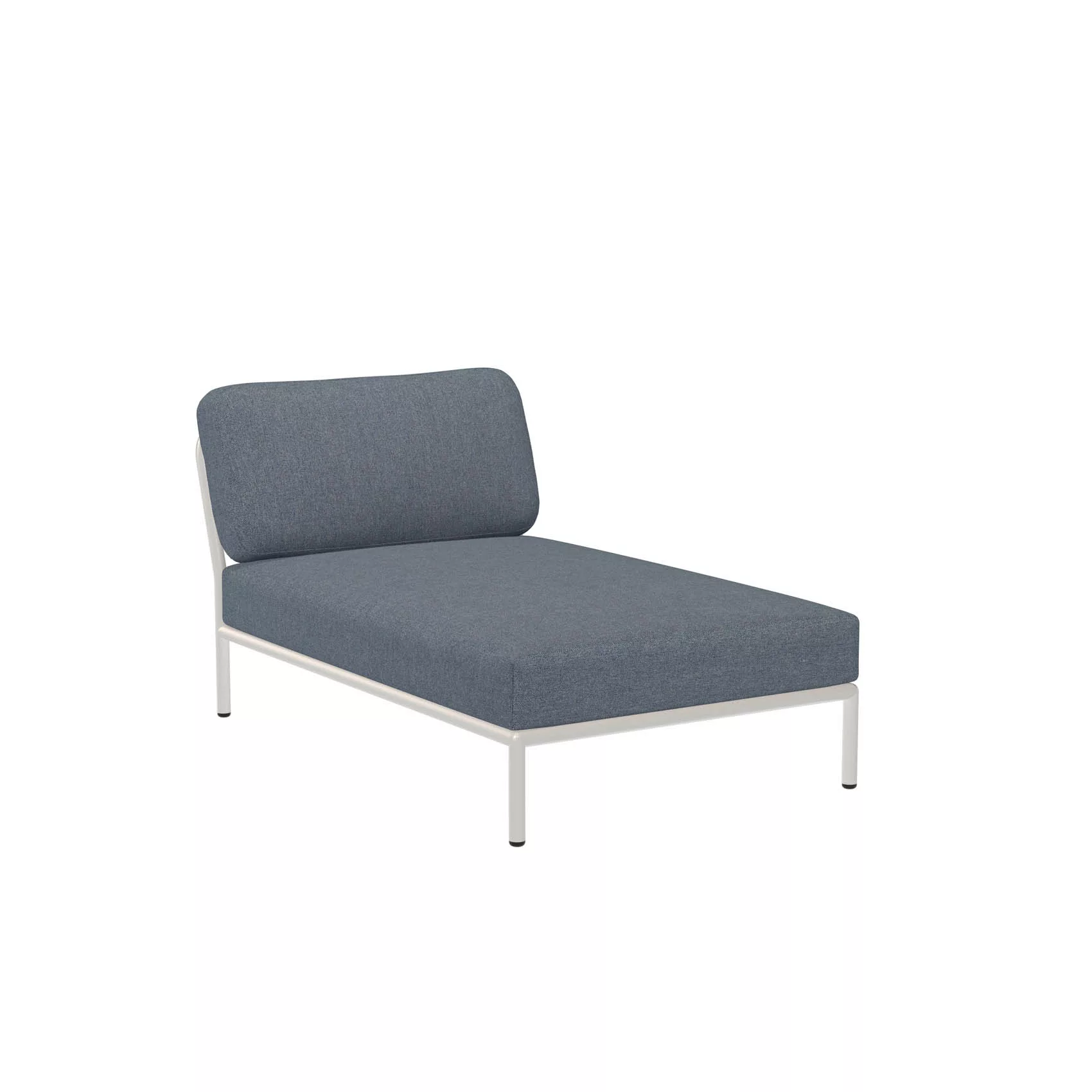 LEVEL Outdoor Chaiselong Lounge-Modul 4 Sky Weiß günstig online kaufen