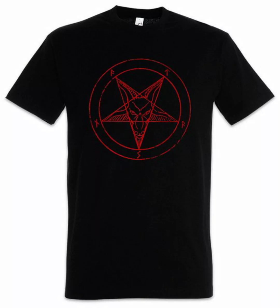 Urban Backwoods Print-Shirt Baphomet Pentagram Sign Herren T-Shirt Shirt Al günstig online kaufen