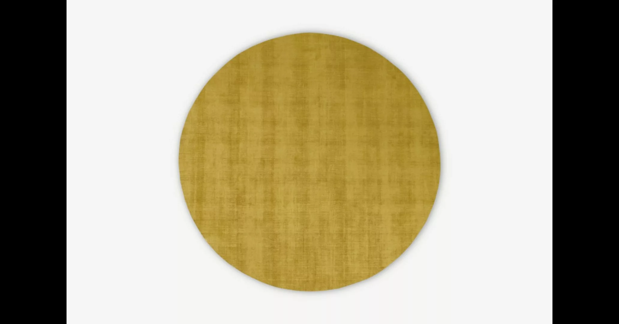 Jago runder Teppich (o 200 cm), Antik-Gold - MADE.com günstig online kaufen