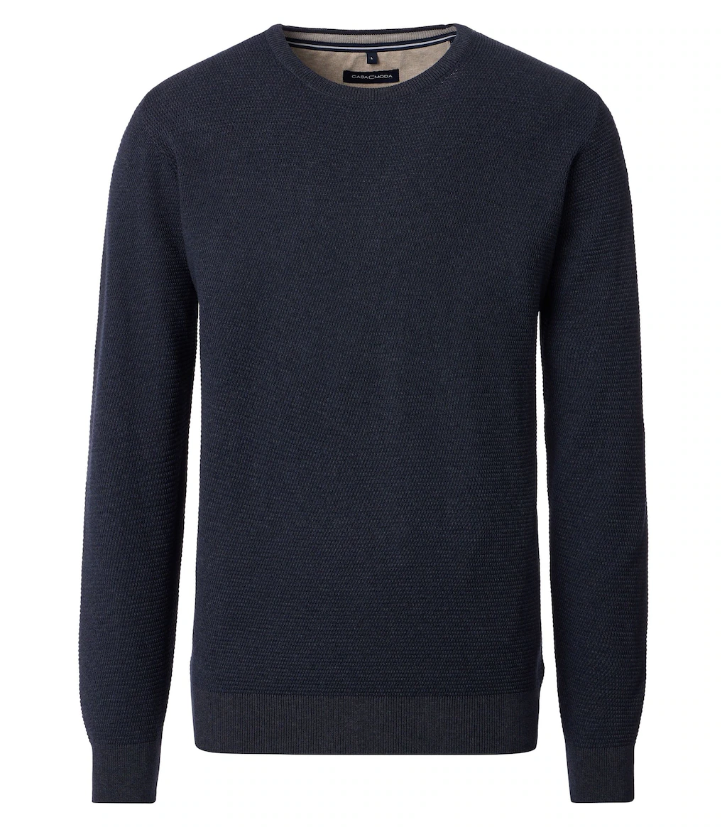 CASAMODA Strickpullover "CASAMODA Pullover uni" günstig online kaufen