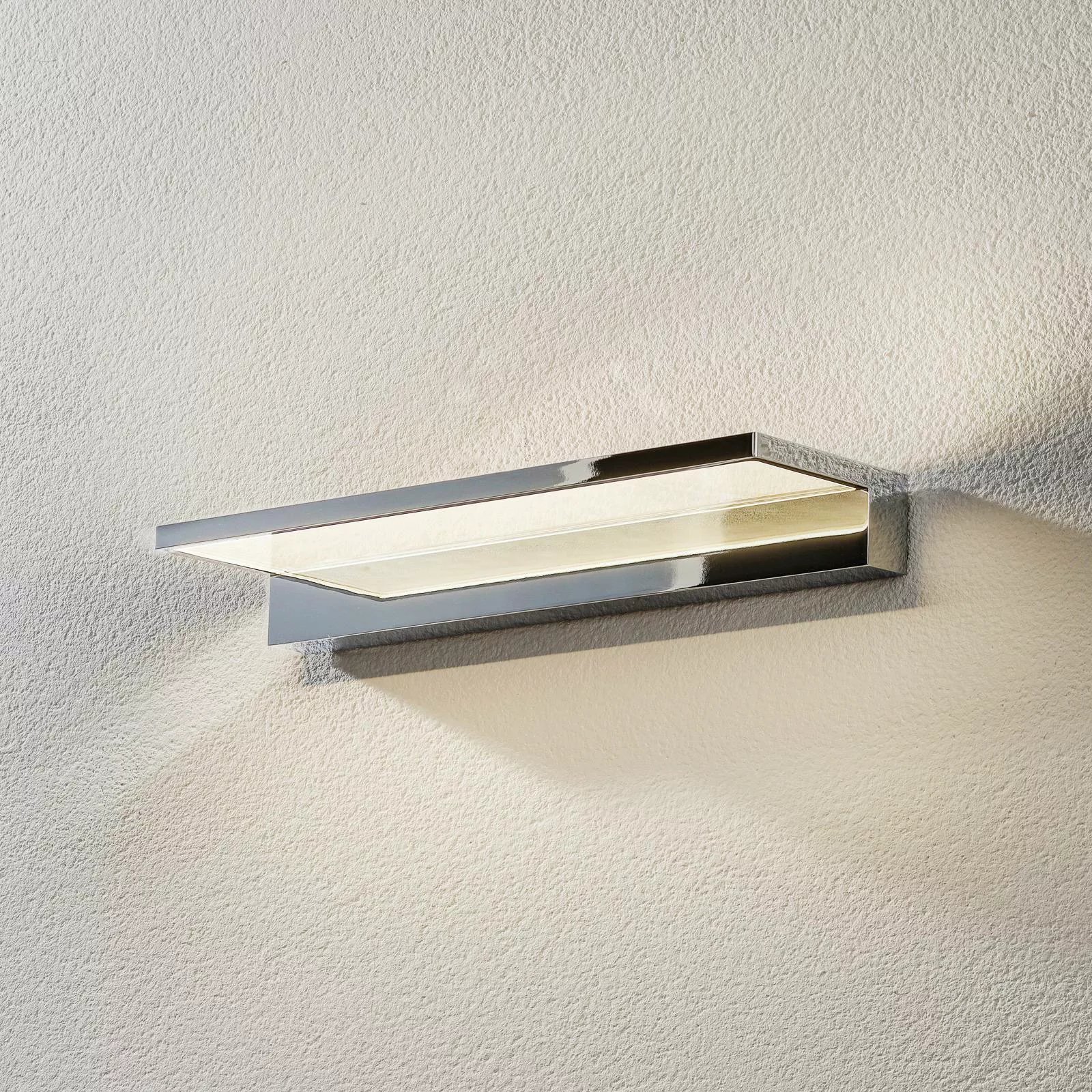 serien.lighting Crib Wall LED-Wandlampe, chrom günstig online kaufen