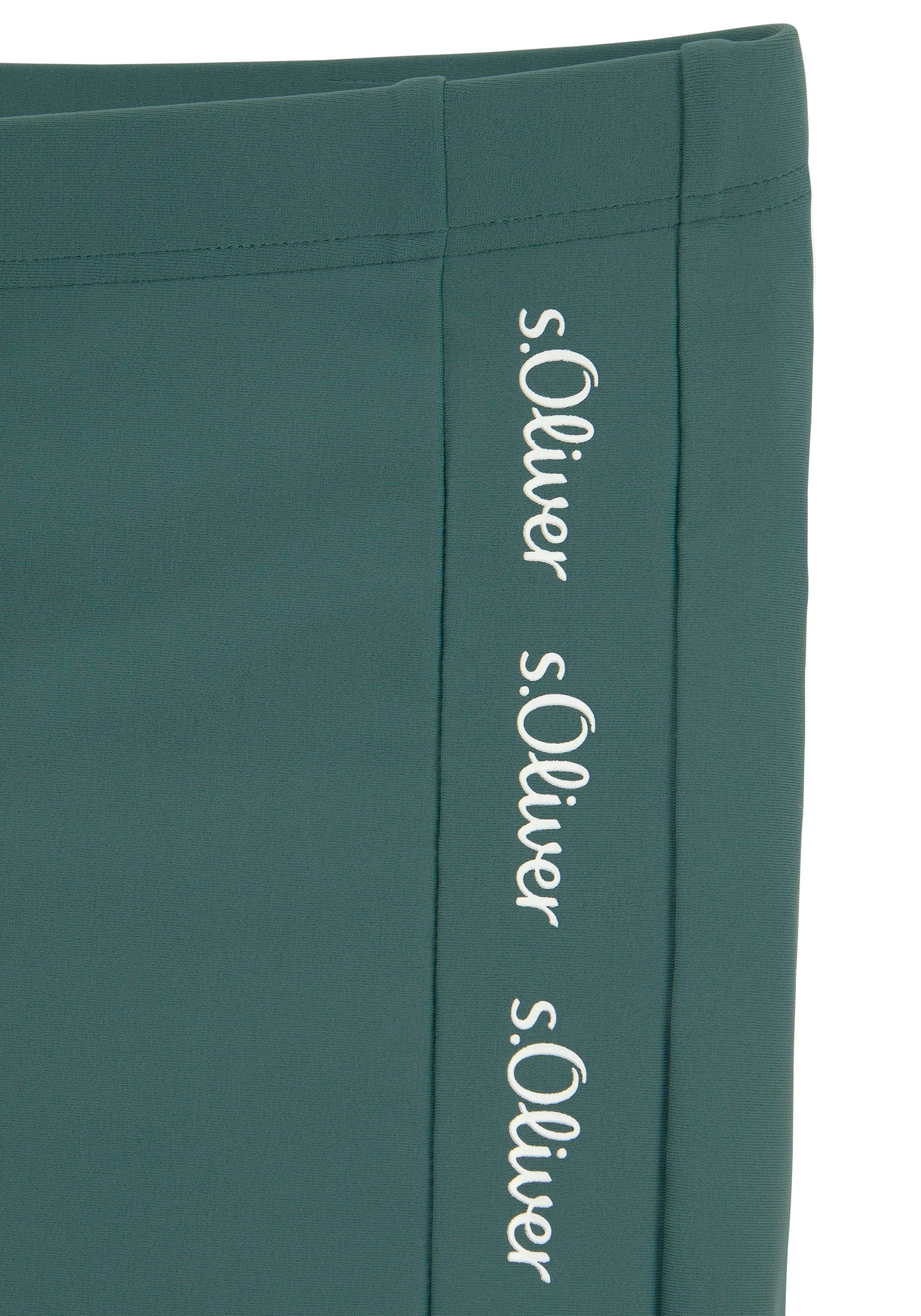 s.Oliver Boxer-Badehose mit Markenschriftzügen günstig online kaufen