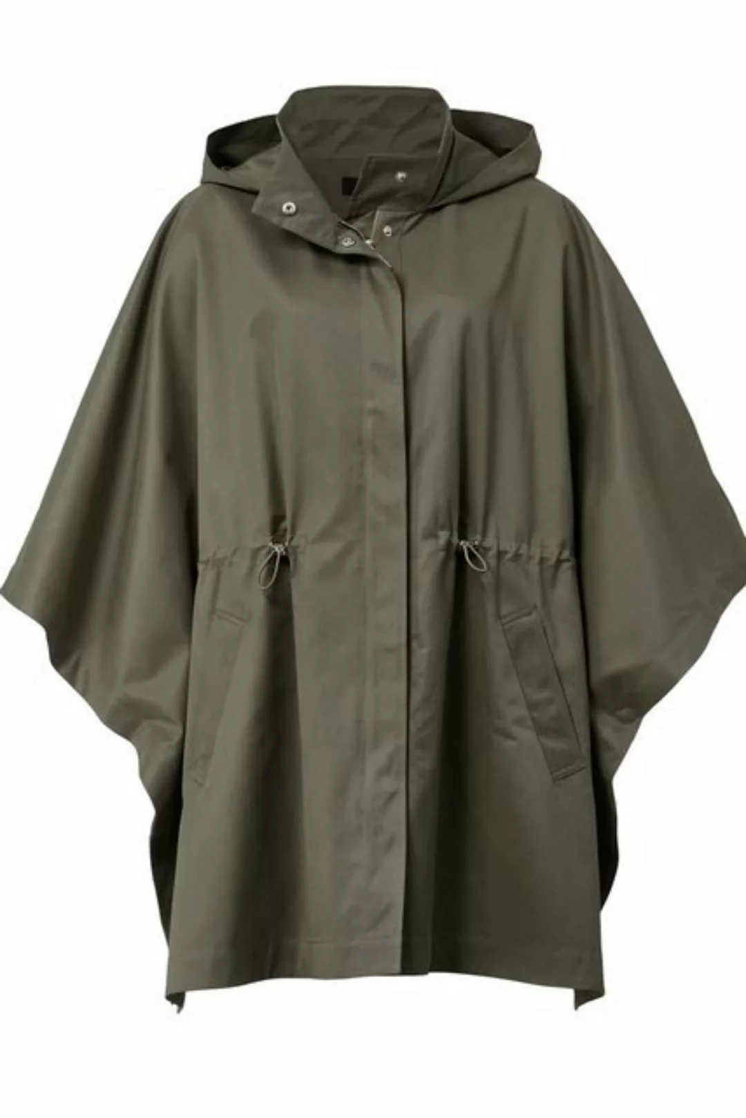 Sara Lindholm Outdoorjacke Cape oversized wasserabweisend Kapuze günstig online kaufen