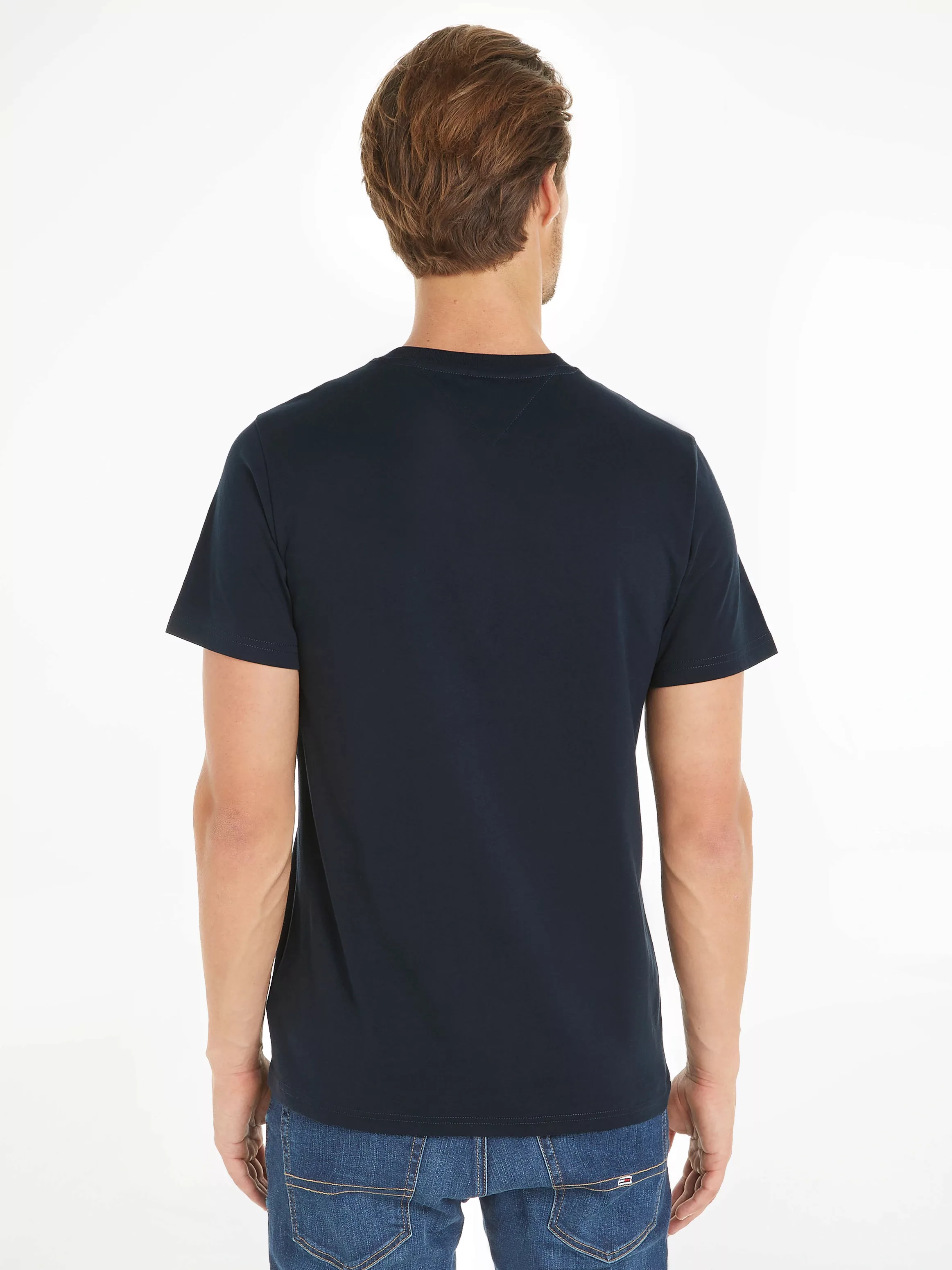 Tommy Jeans T-Shirt "TJM SLIM LINEAR CHEST TEE EXT", mit Logoschriftzug günstig online kaufen