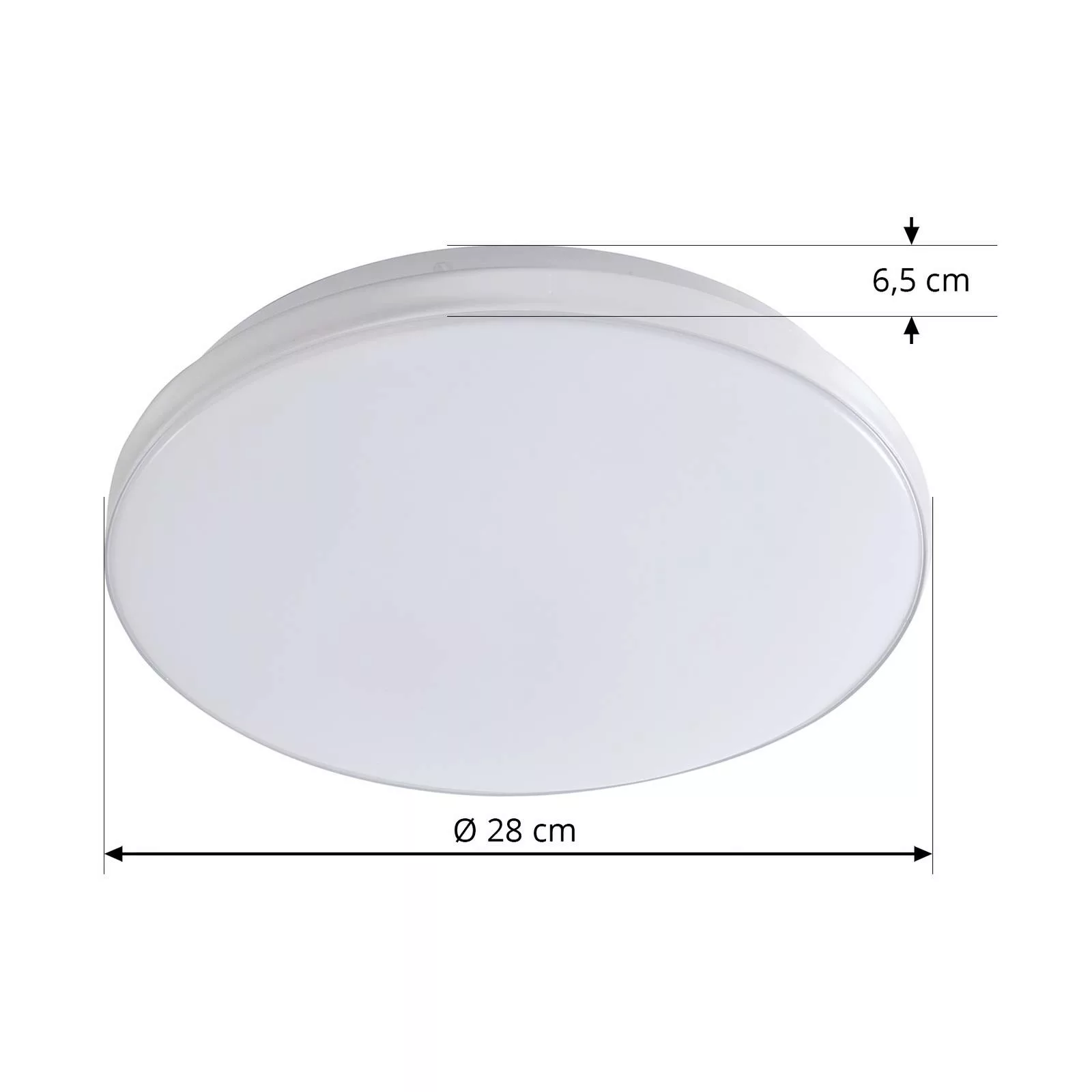 Lindby LED-Deckenleuchte Silvryn chrom/weiß Kunststoff 3000K günstig online kaufen