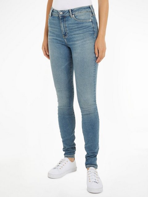 Tommy Hilfiger Skinny-fit-Jeans "TH FLEX HARLEM U SKINNY HW KAI", in blauer günstig online kaufen