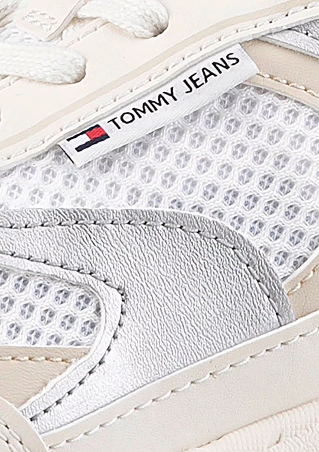 Tommy Jeans Keilsneaker "THE CONEY METALLIC", Freizeitschuh, Schnürschuh, H günstig online kaufen