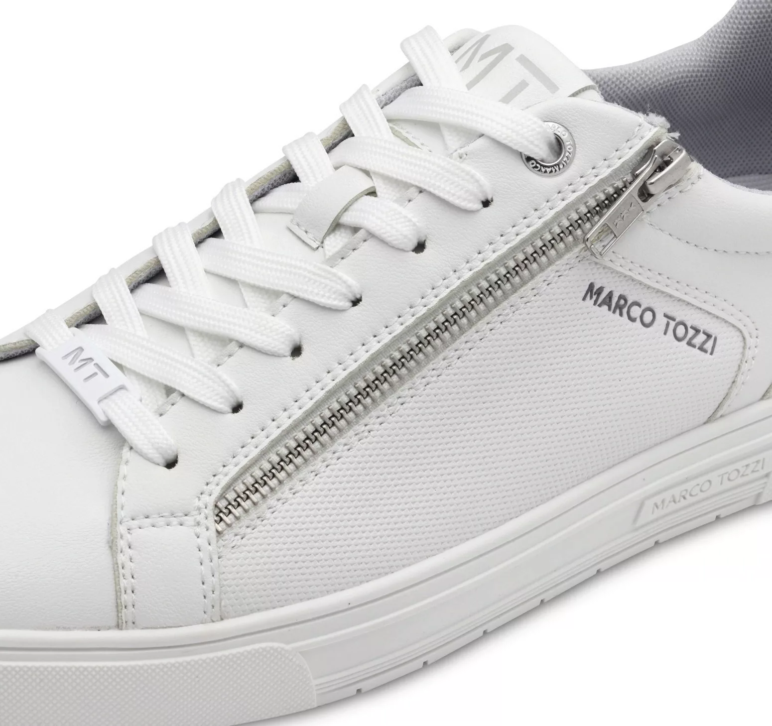 MARCO TOZZI Plateausneaker, Freizeitschuh, Halbschuh, Schnürschuh mit Perfo günstig online kaufen