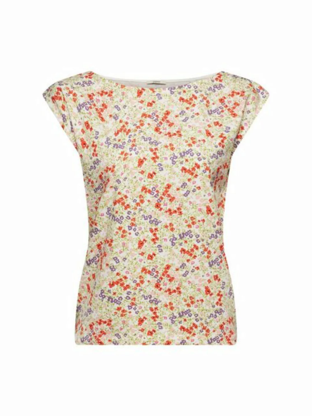 Esprit T-Shirt T-Shirt mit Blumenprint (1-tlg) günstig online kaufen