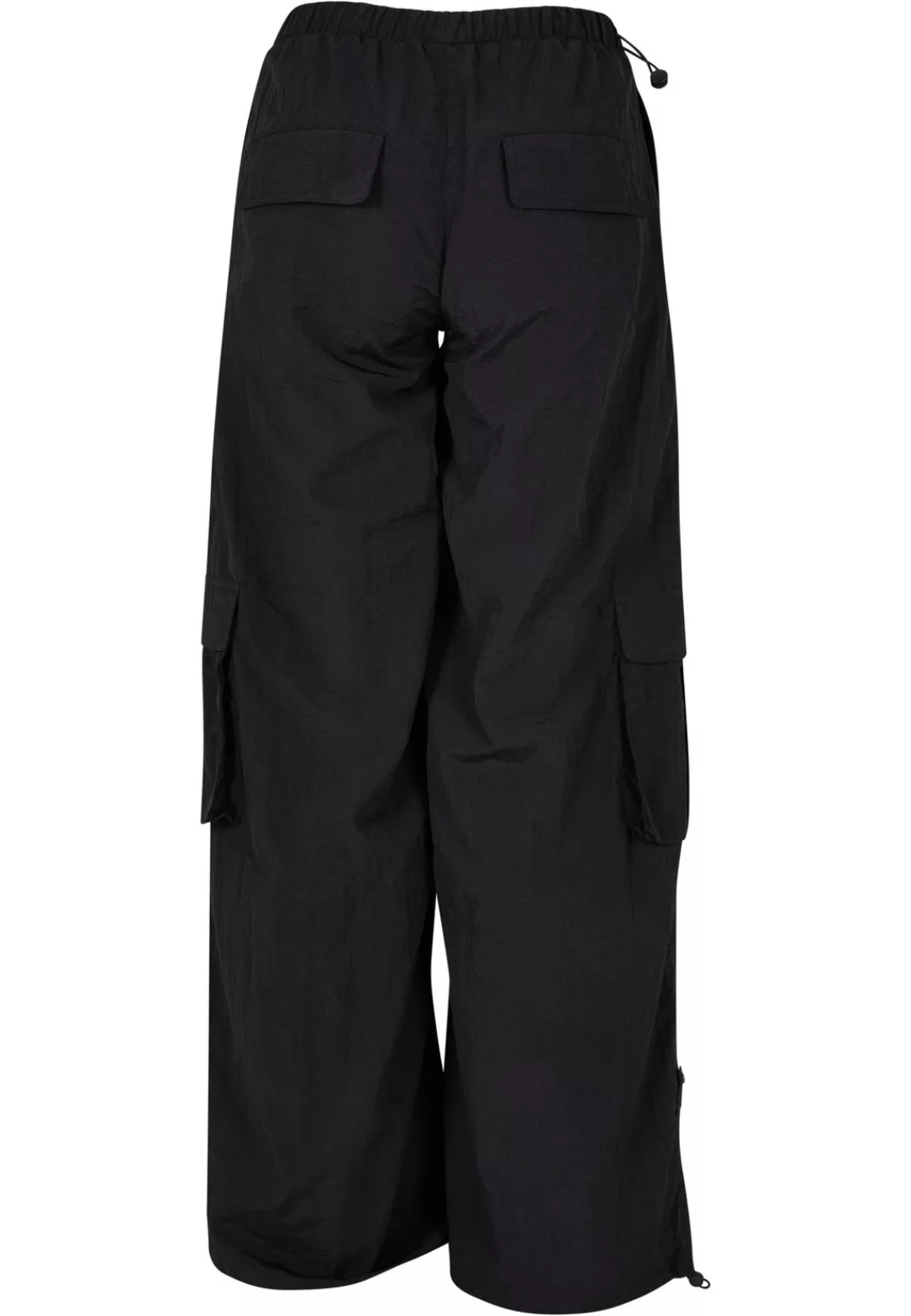 URBAN CLASSICS Stoffhose "Urban Classics Damen Ladies Wide Crinkle Nylon Ca günstig online kaufen