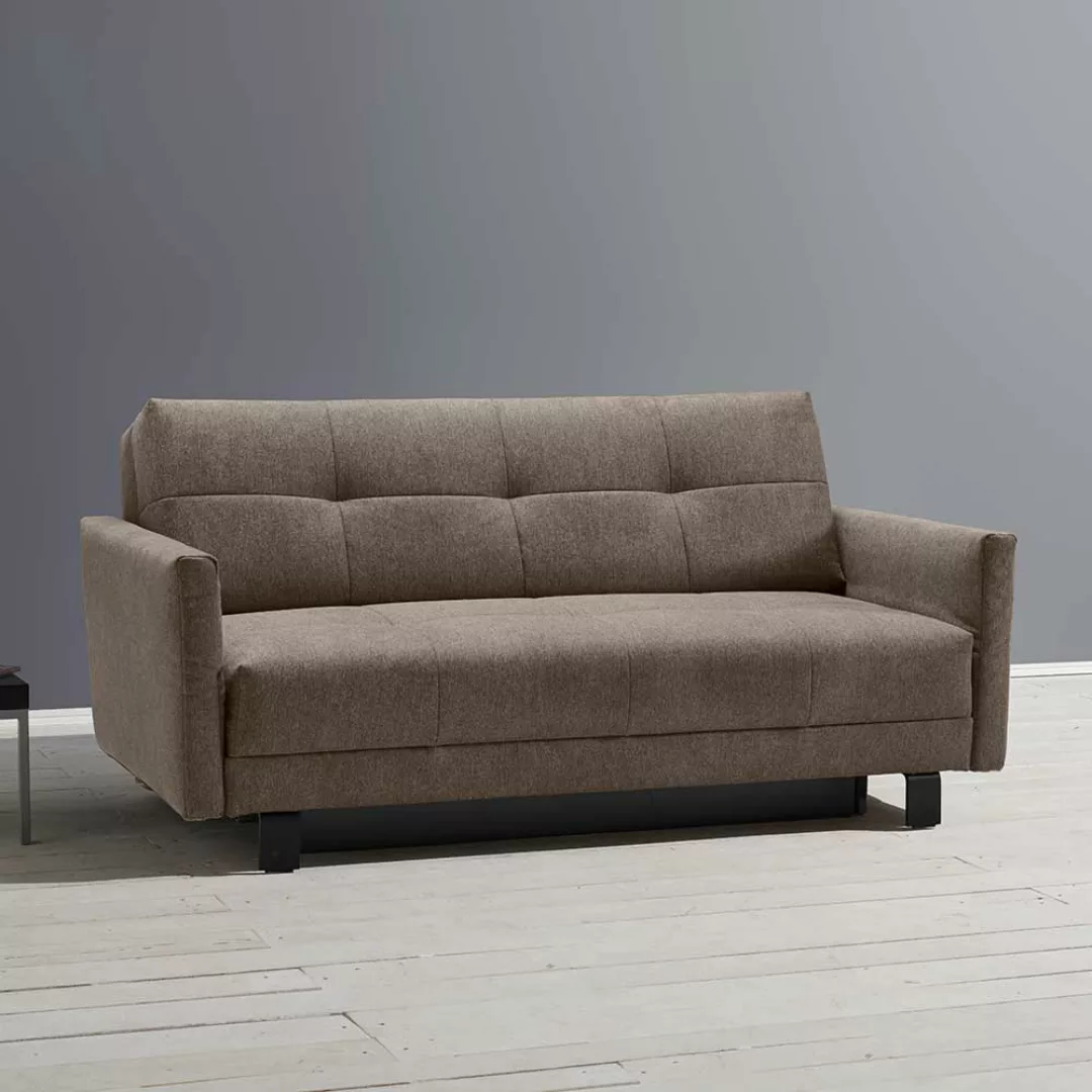 Wohnzimmer Couch mit Schlaffunktion verstellbaren Armlehnen günstig online kaufen