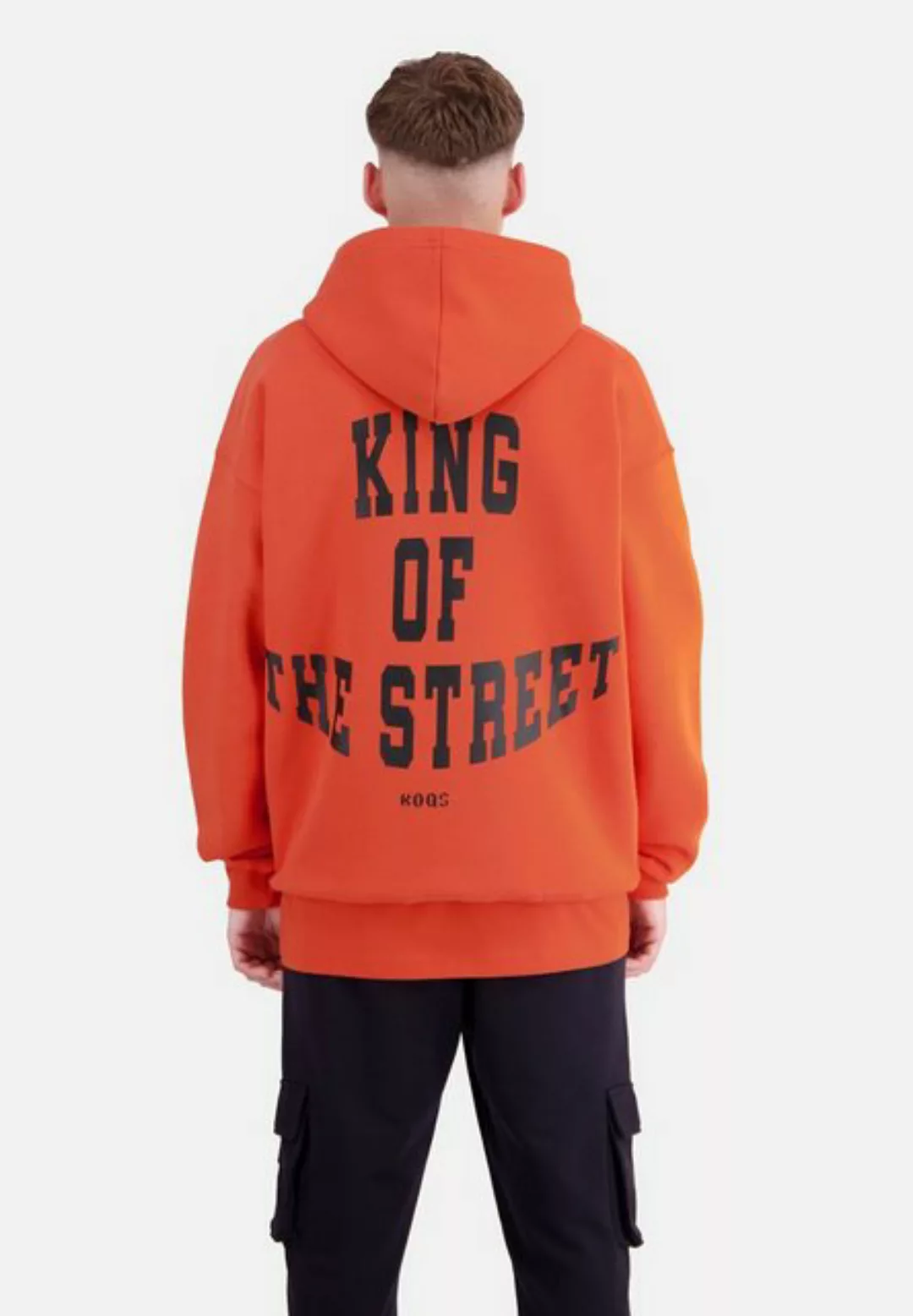 KOQS Hoodie King of the street Back Print günstig online kaufen