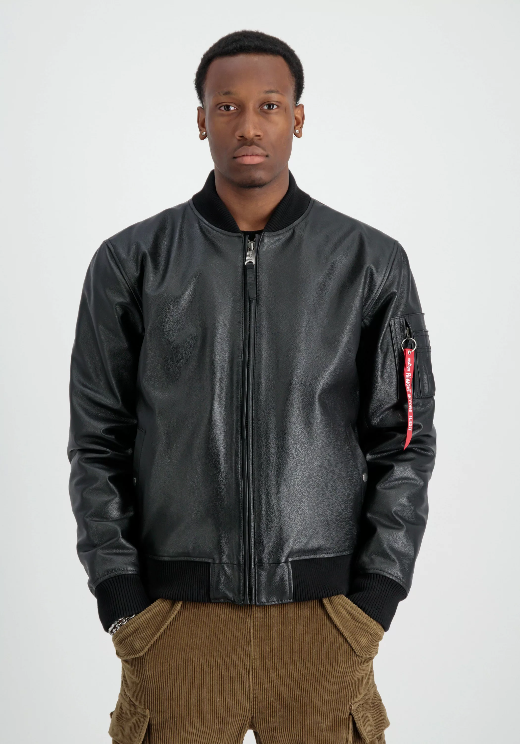 Alpha Industries Lederjacke "Alpha Industries Men - Leather & Vegan Jackets günstig online kaufen