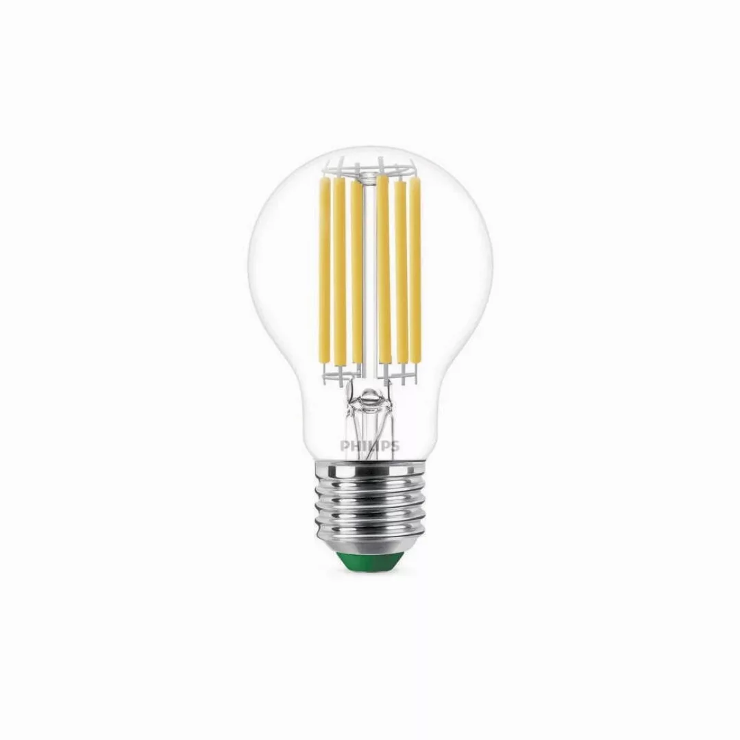 Philips Ultra Efficient LED Filament Lampe ersetzt 75W E27 Birne - A60 5,2W günstig online kaufen